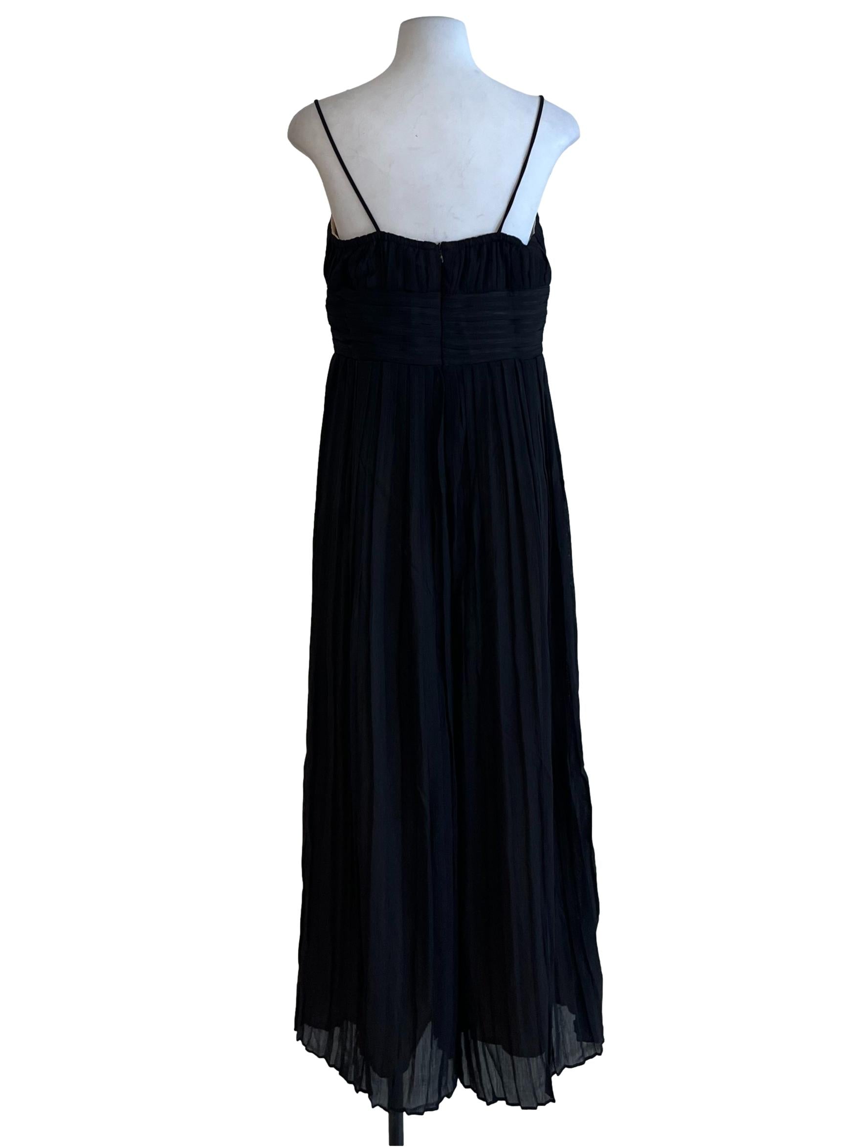 Black Pleated Jumpsuit