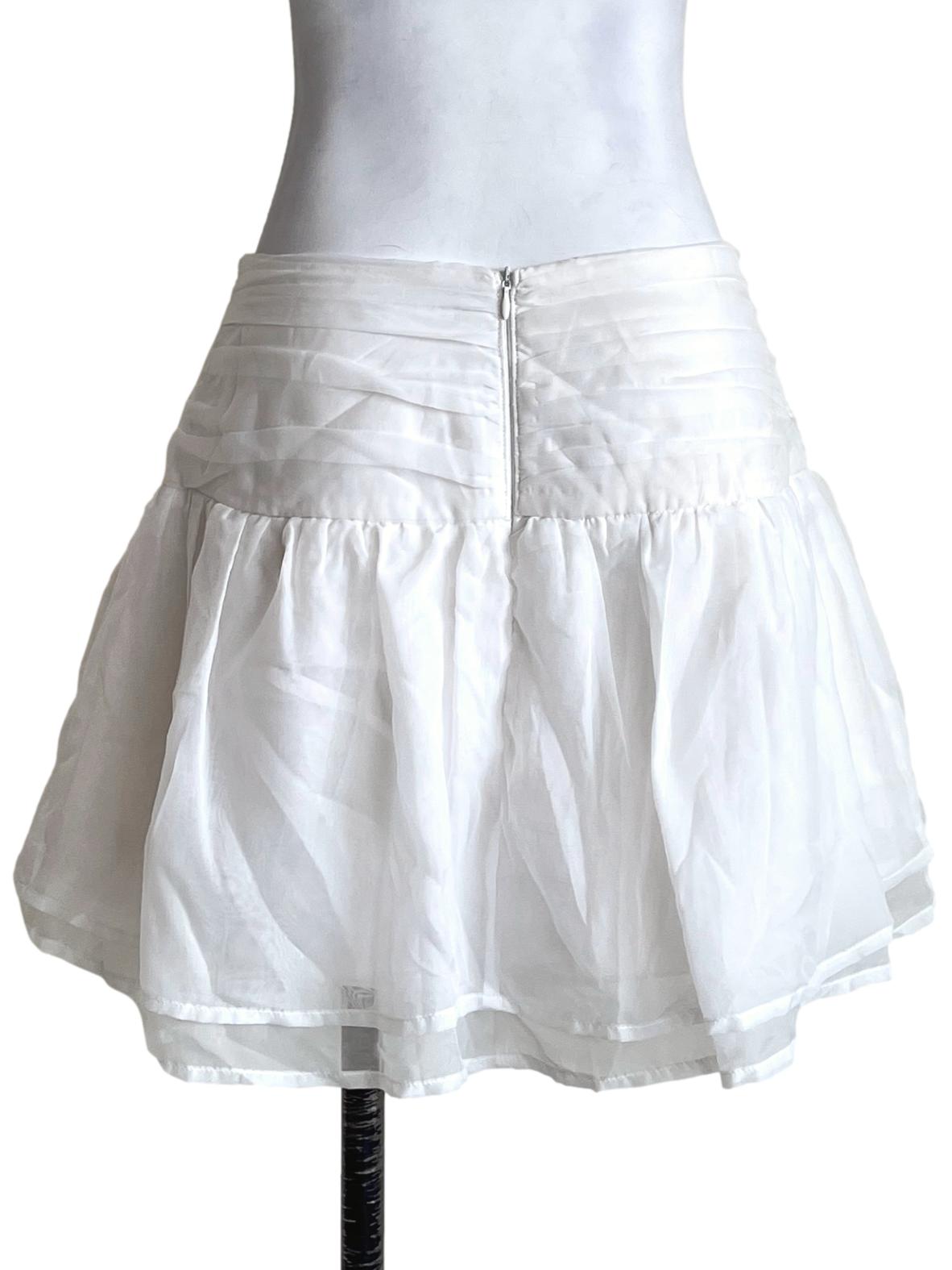 Off White A-Line Skirt