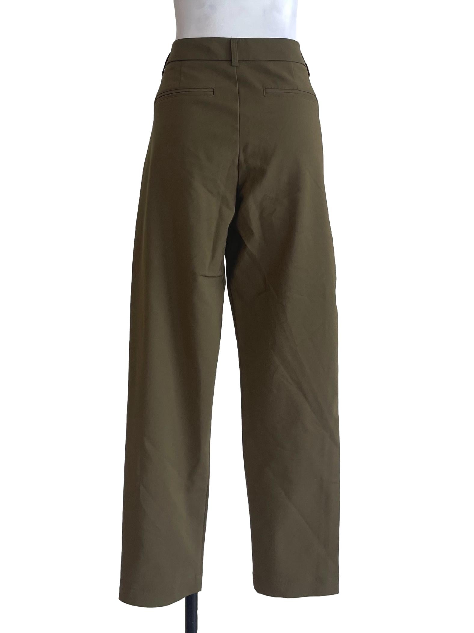 Army Green With Side Lines Pants