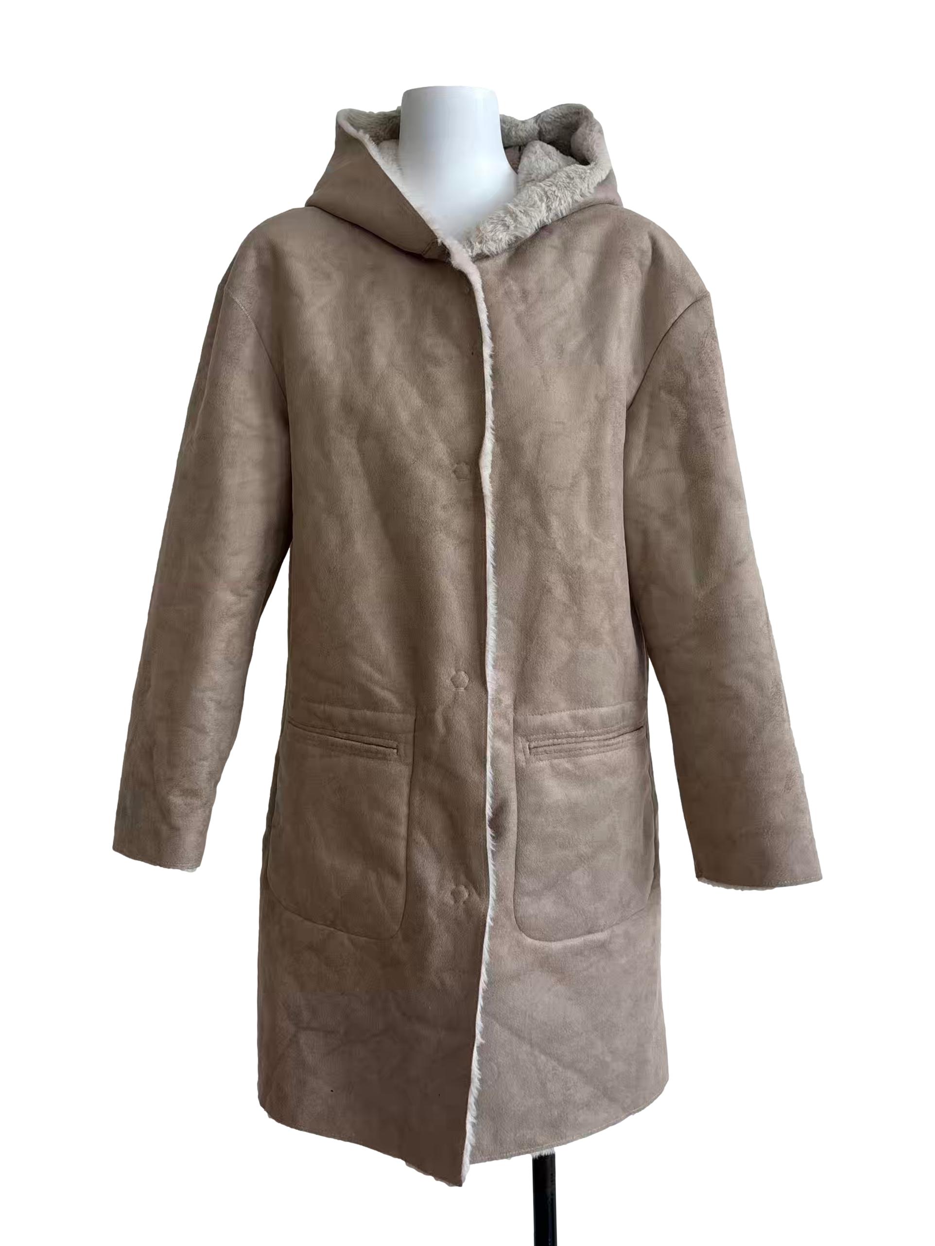 Khaki Fur Winter Jacket