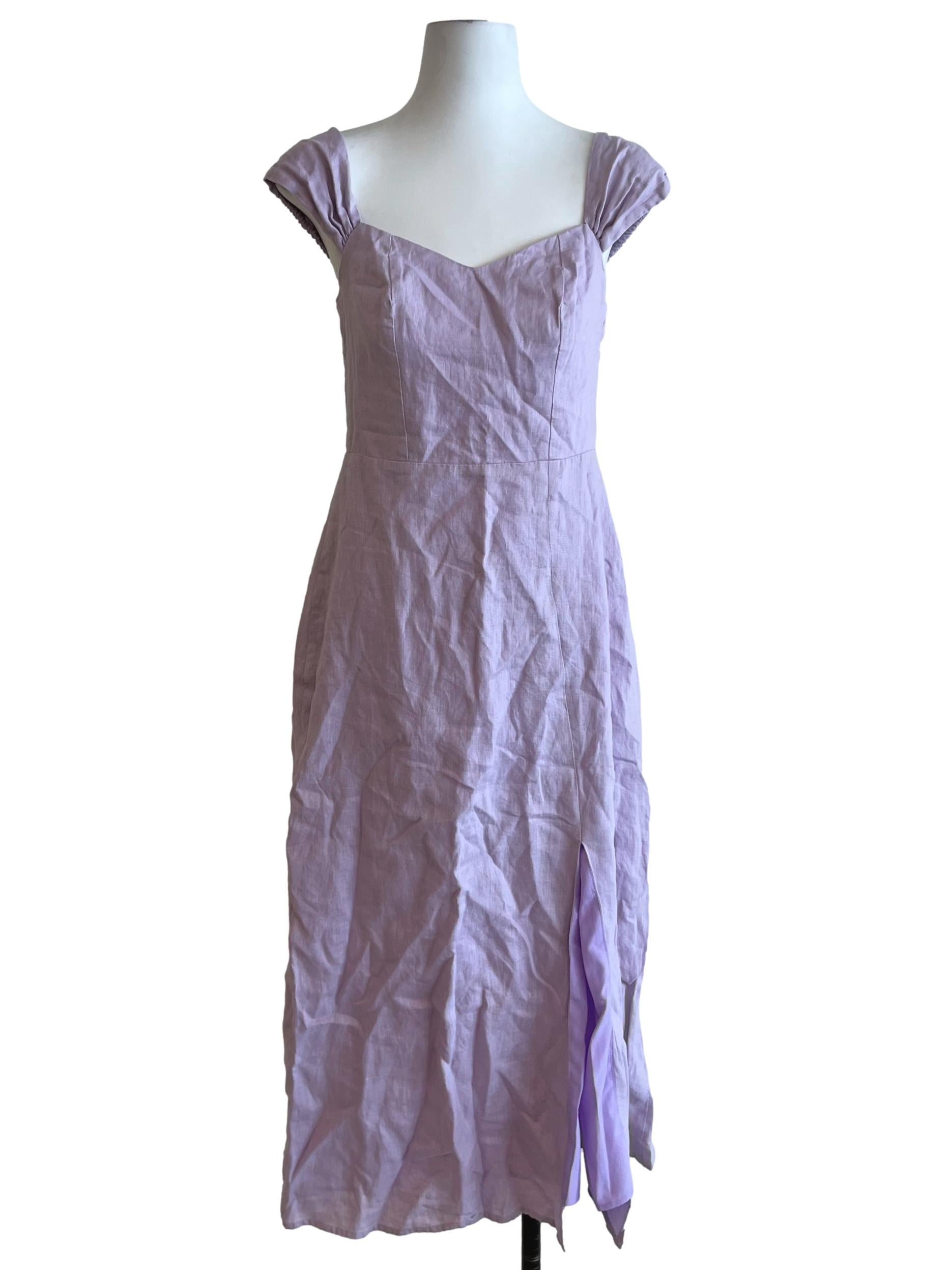 Lilac Purple Joanne Midi Dress CM