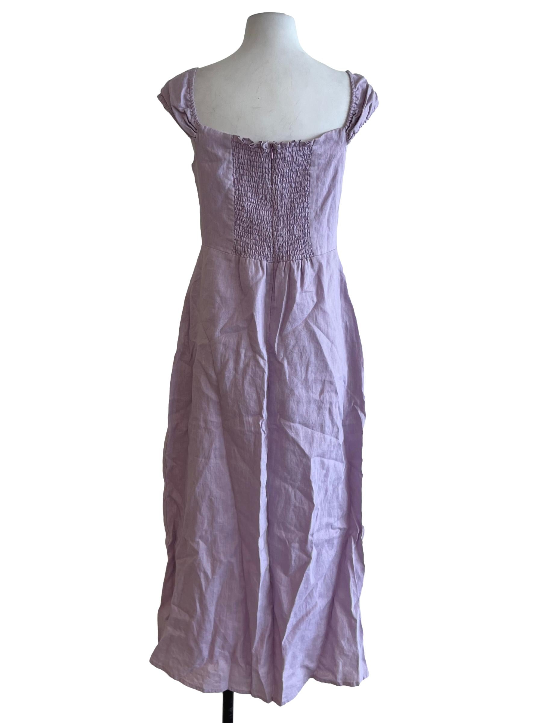 Lilac Purple Joanne Midi Dress CM