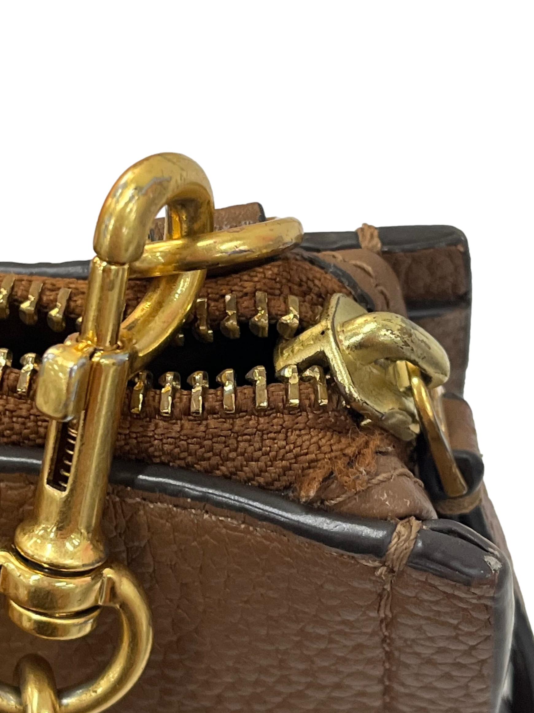 Brown Leather Carson Crossbody Bag