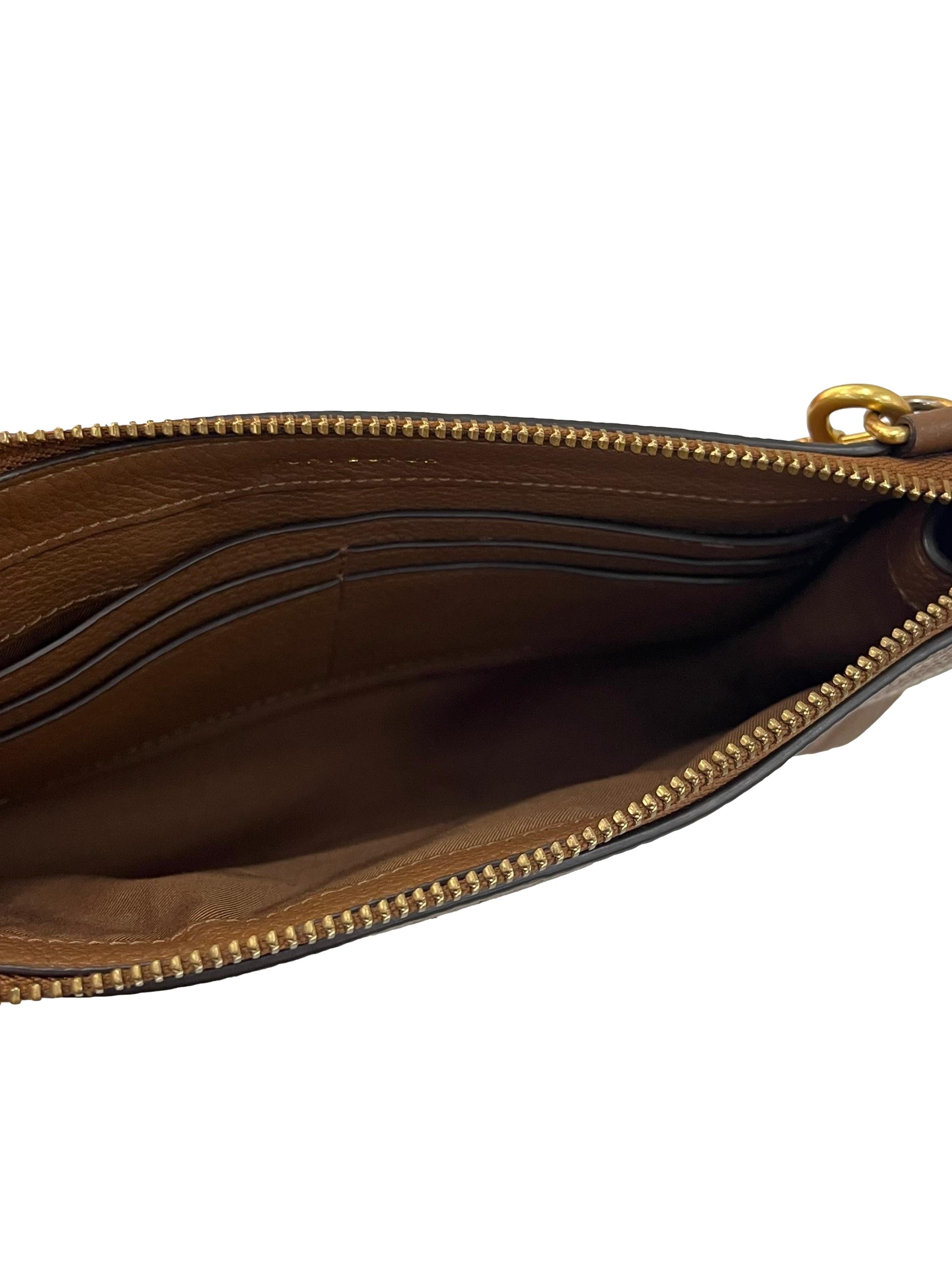 Brown Leather Carson Crossbody Bag