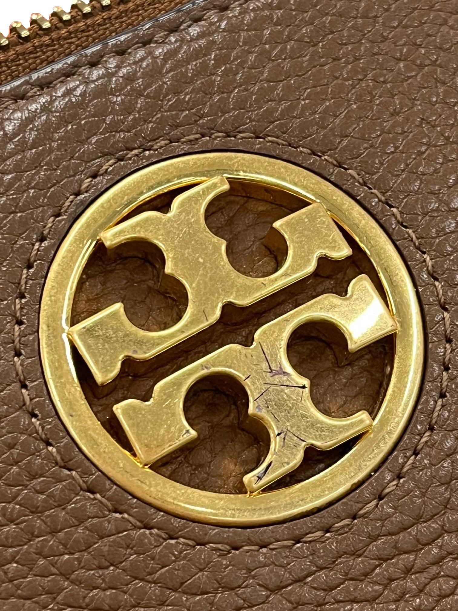 Brown Leather Carson Crossbody Bag