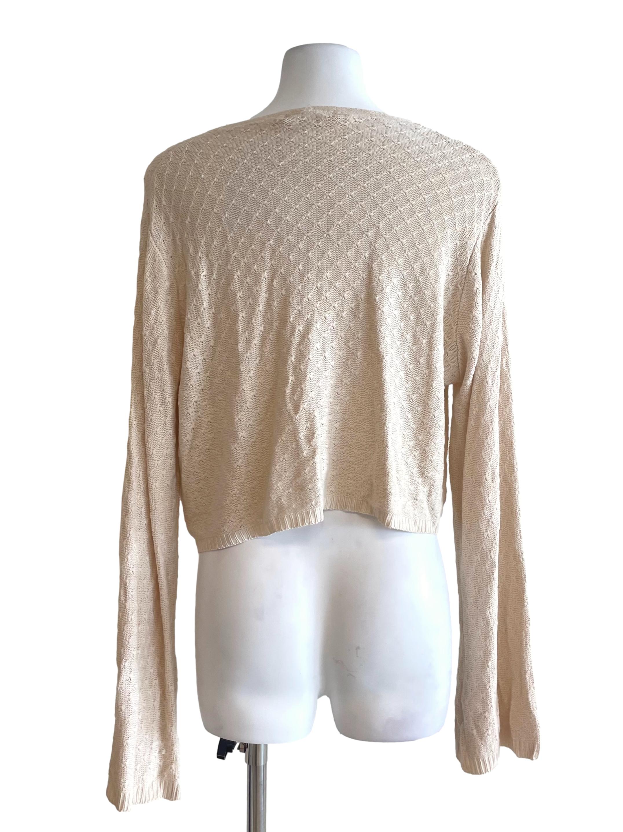 Parchment V Neck Cardigan