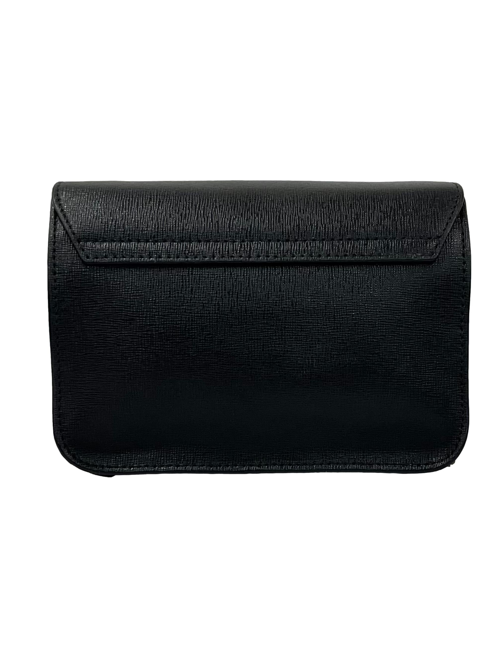 Black Metropolis Mini Crossbody Bag