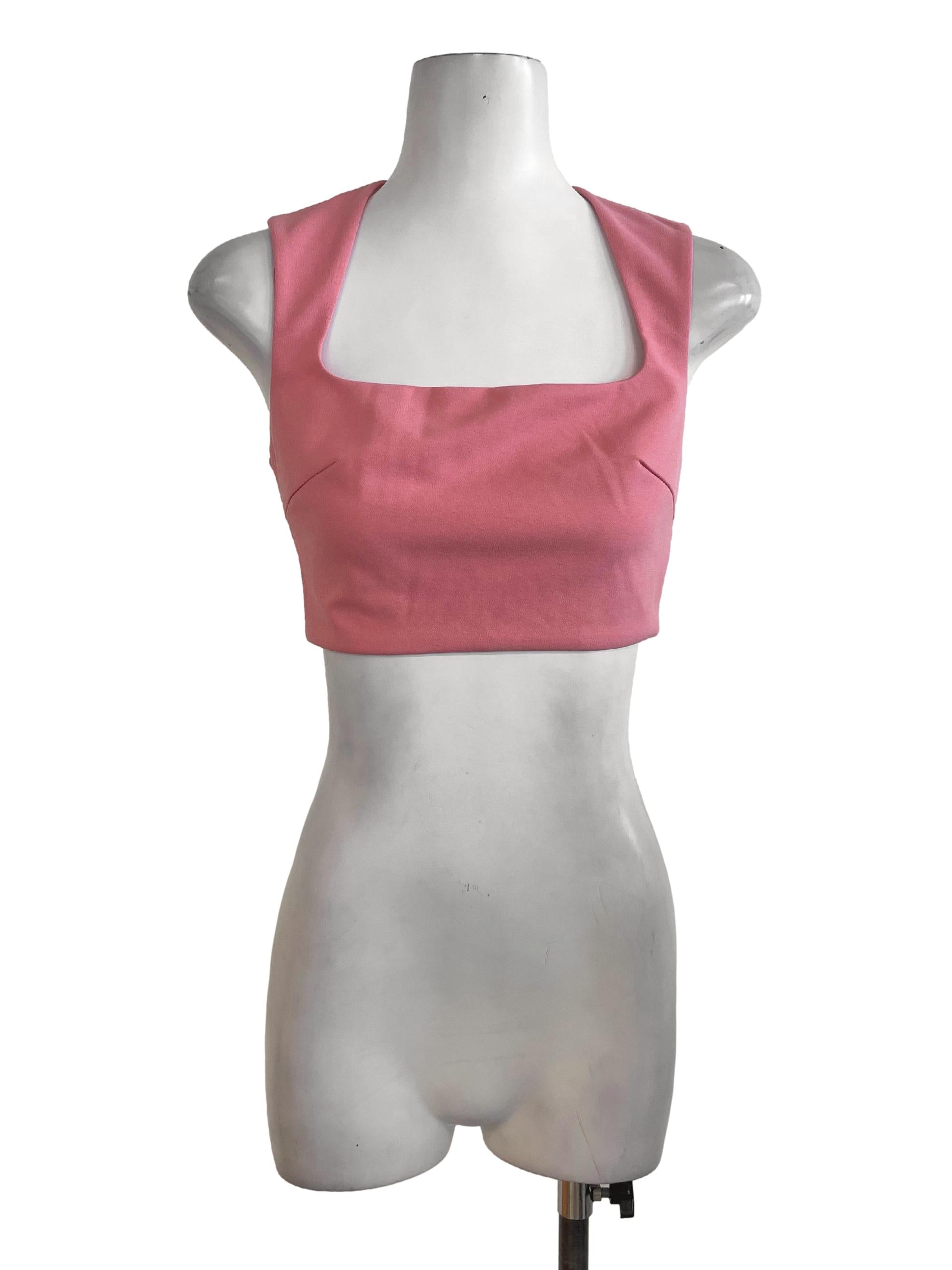 Candy Pink Crop Top LB