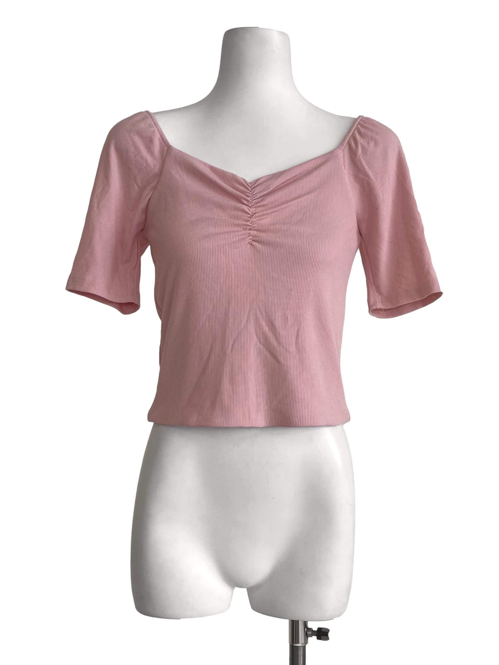Pink Basic Fit Top