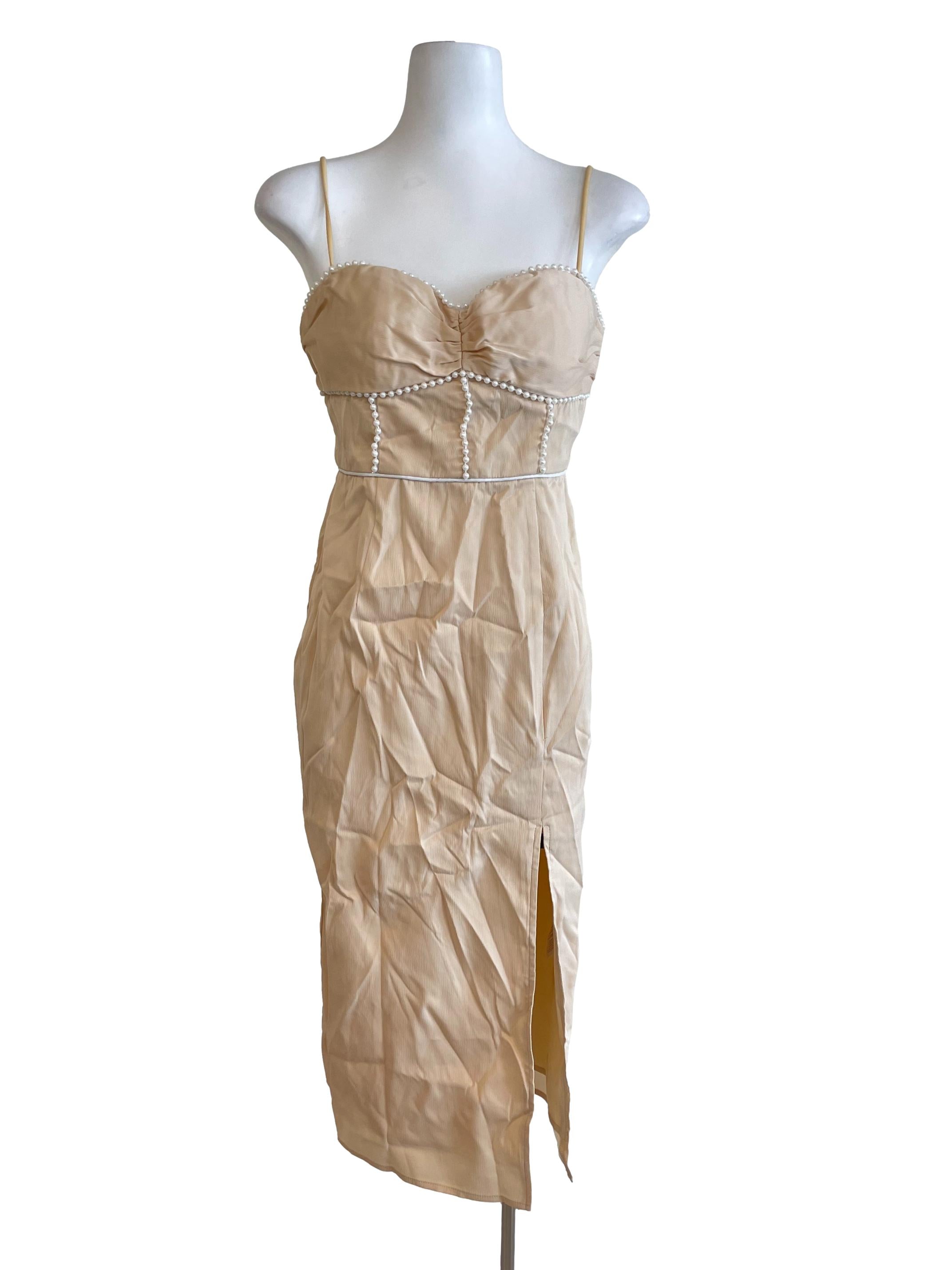Shortbread Yellow Slip Dress