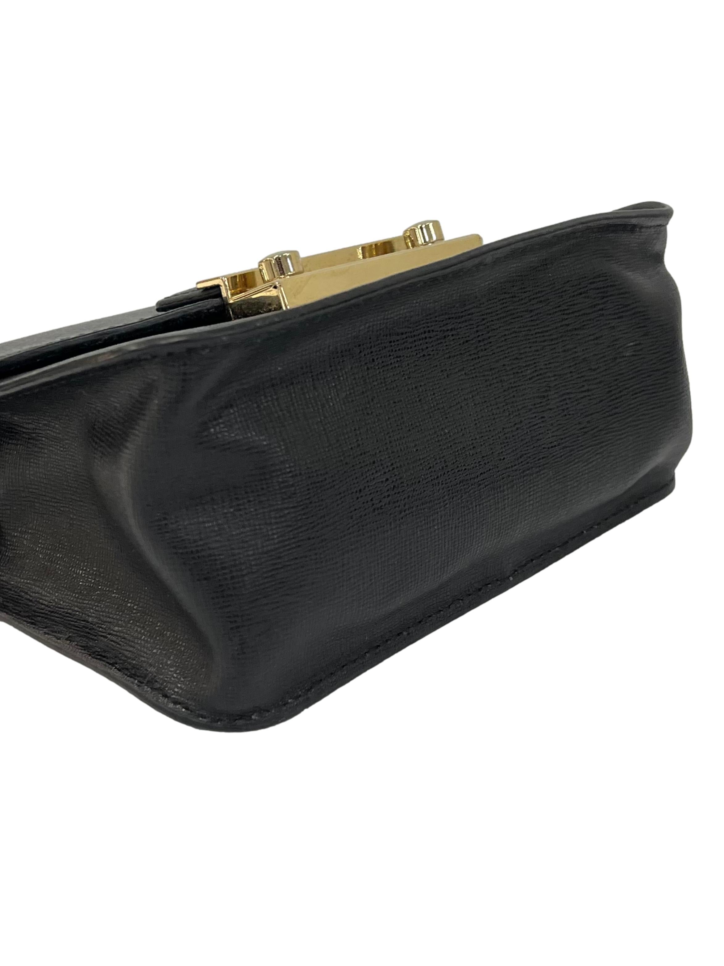 Black Metropolis Mini Crossbody Bag