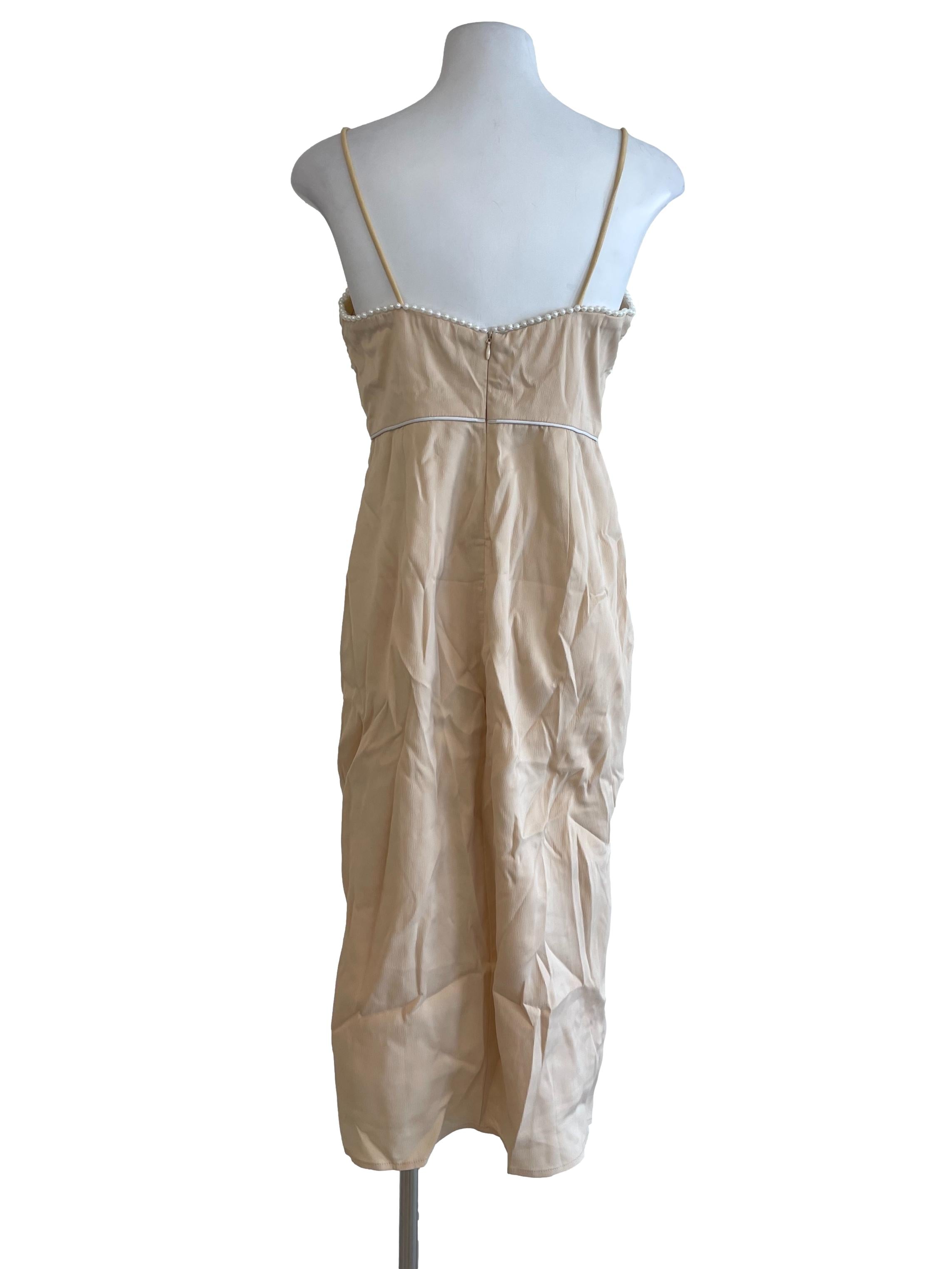 Shortbread Yellow Slip Dress
