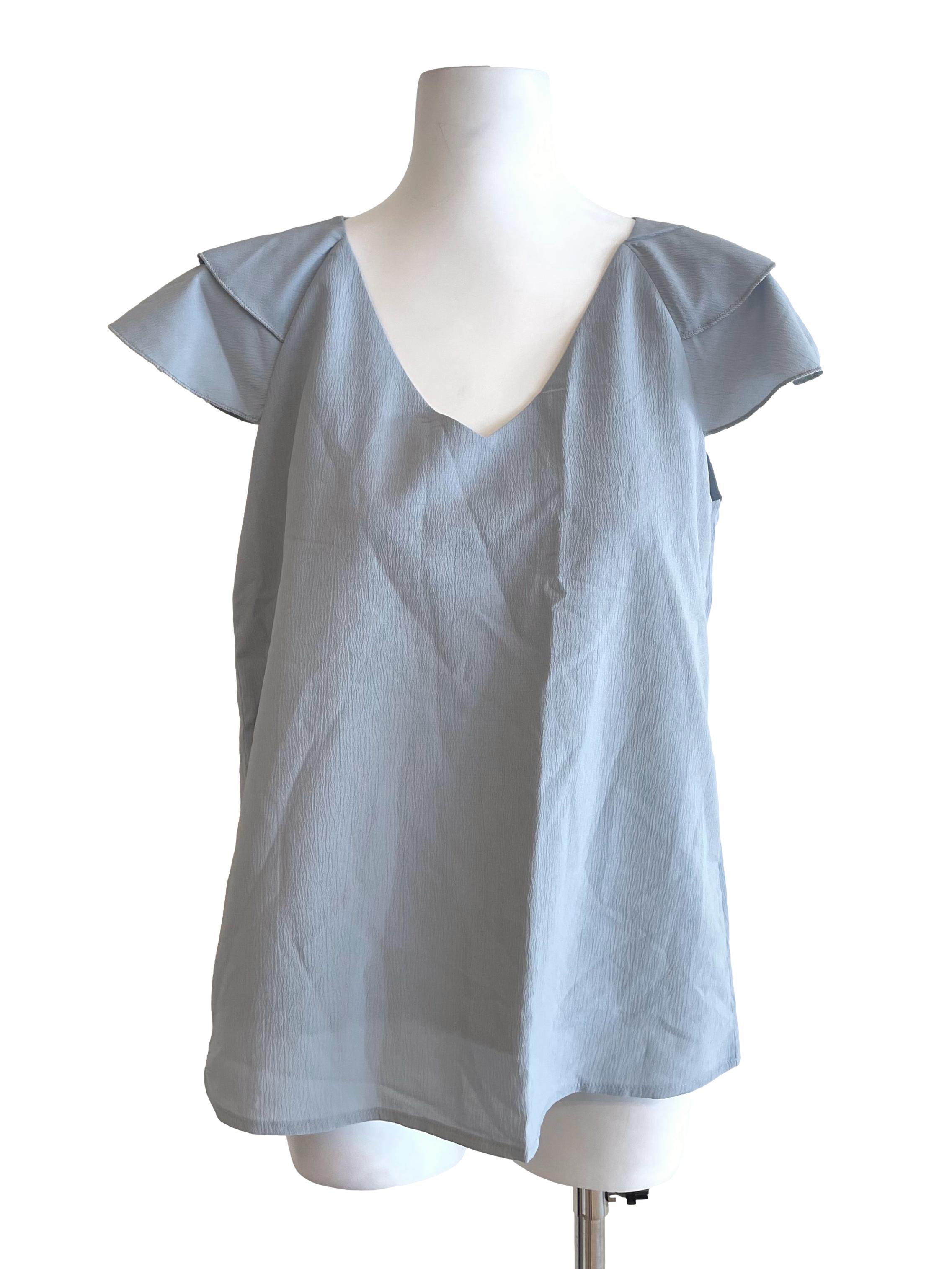 Stone Butterfly Sleeves Top