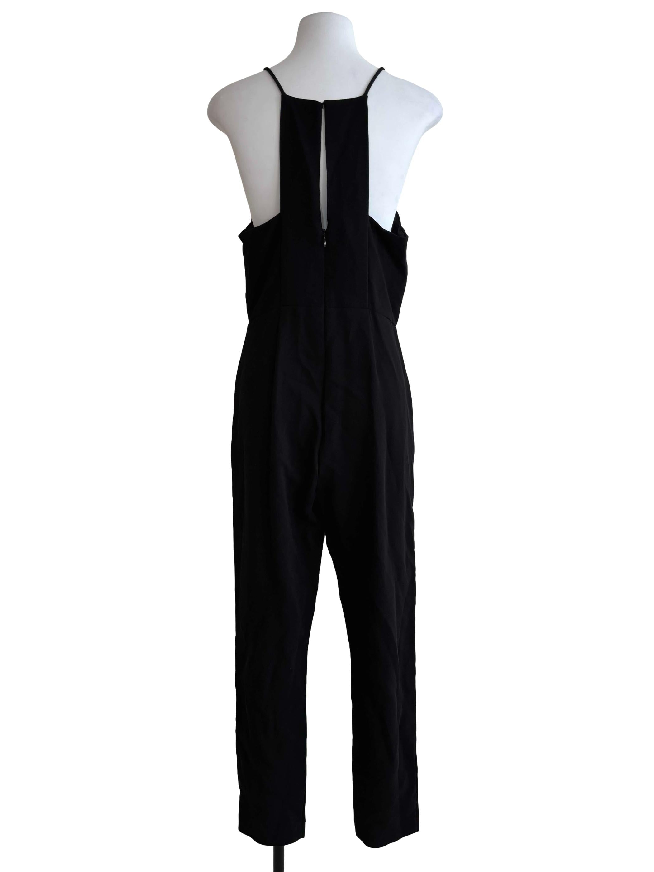 Raven Black Halter Jumpsuit