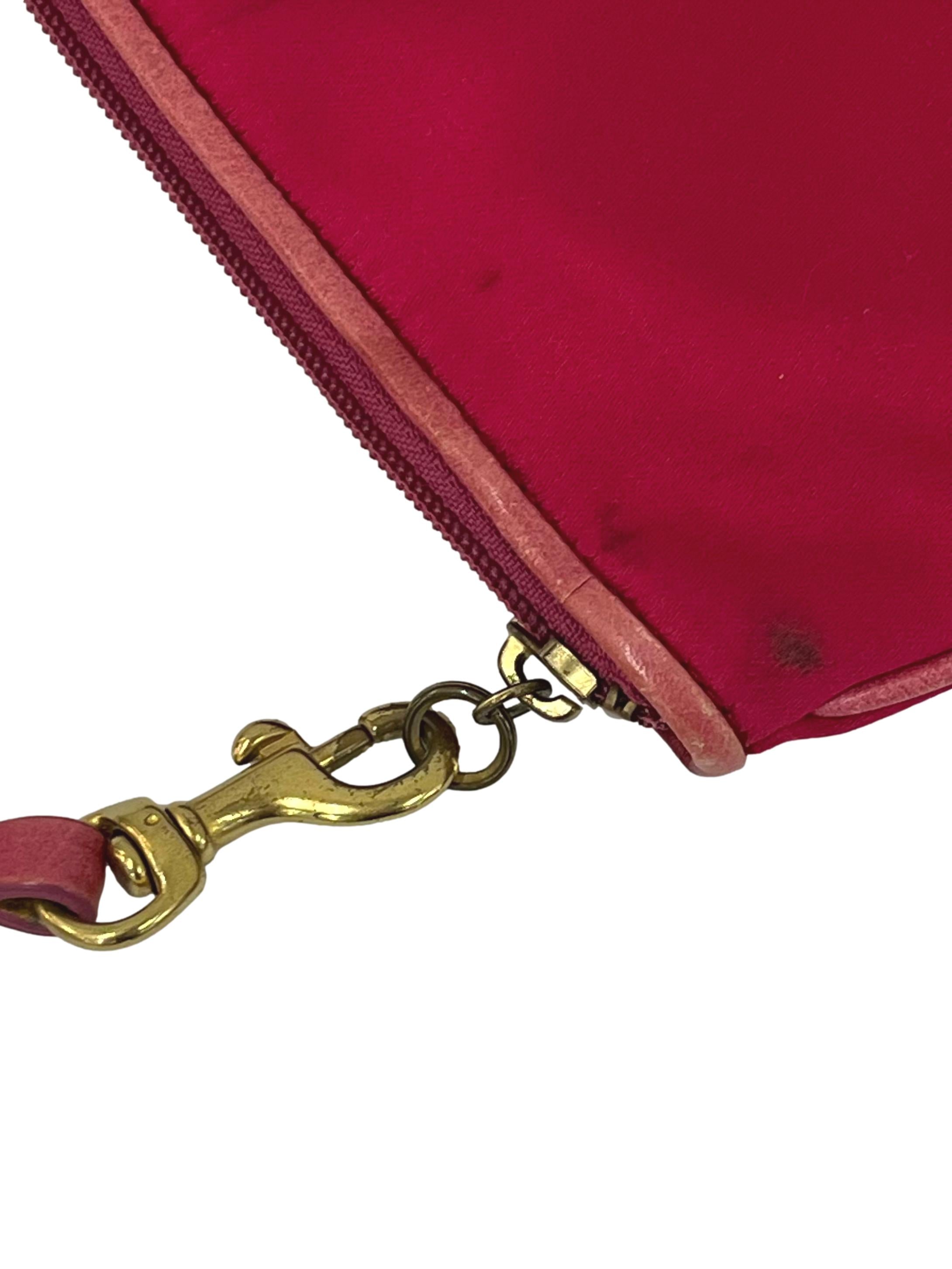 Hot Pink Amanda Wristlet