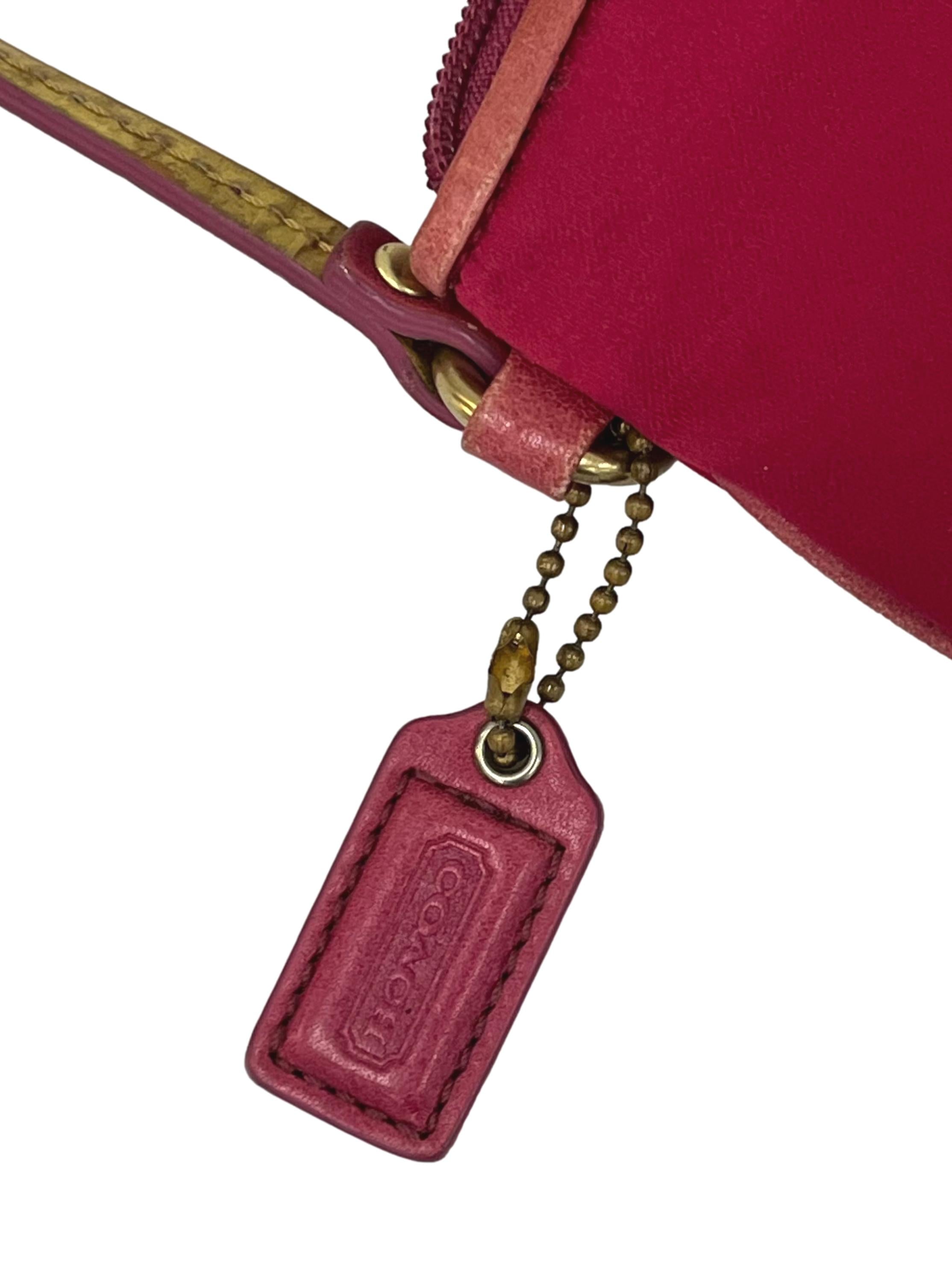 Hot Pink Amanda Wristlet