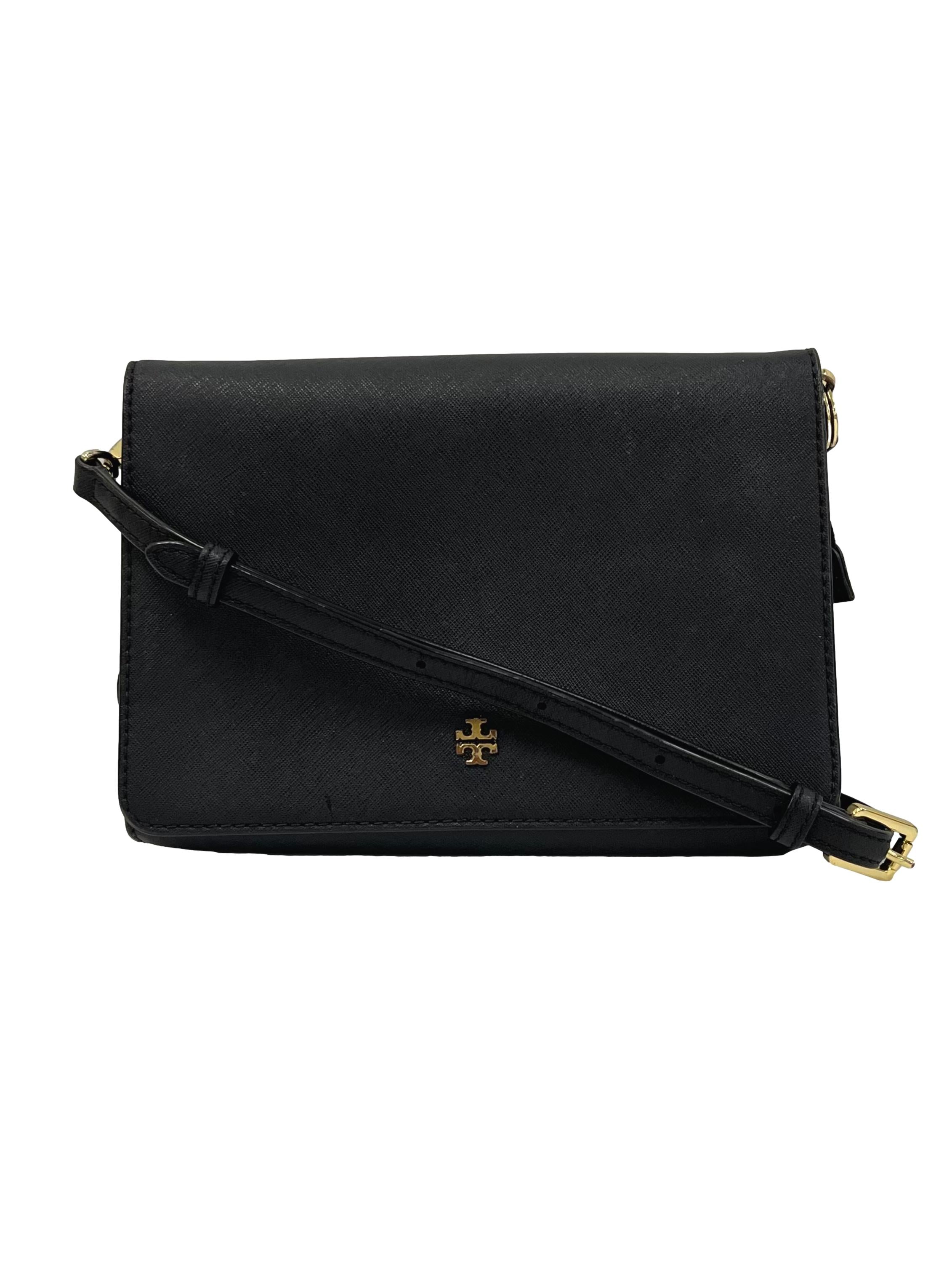 Black York Combo Crossbody Bag