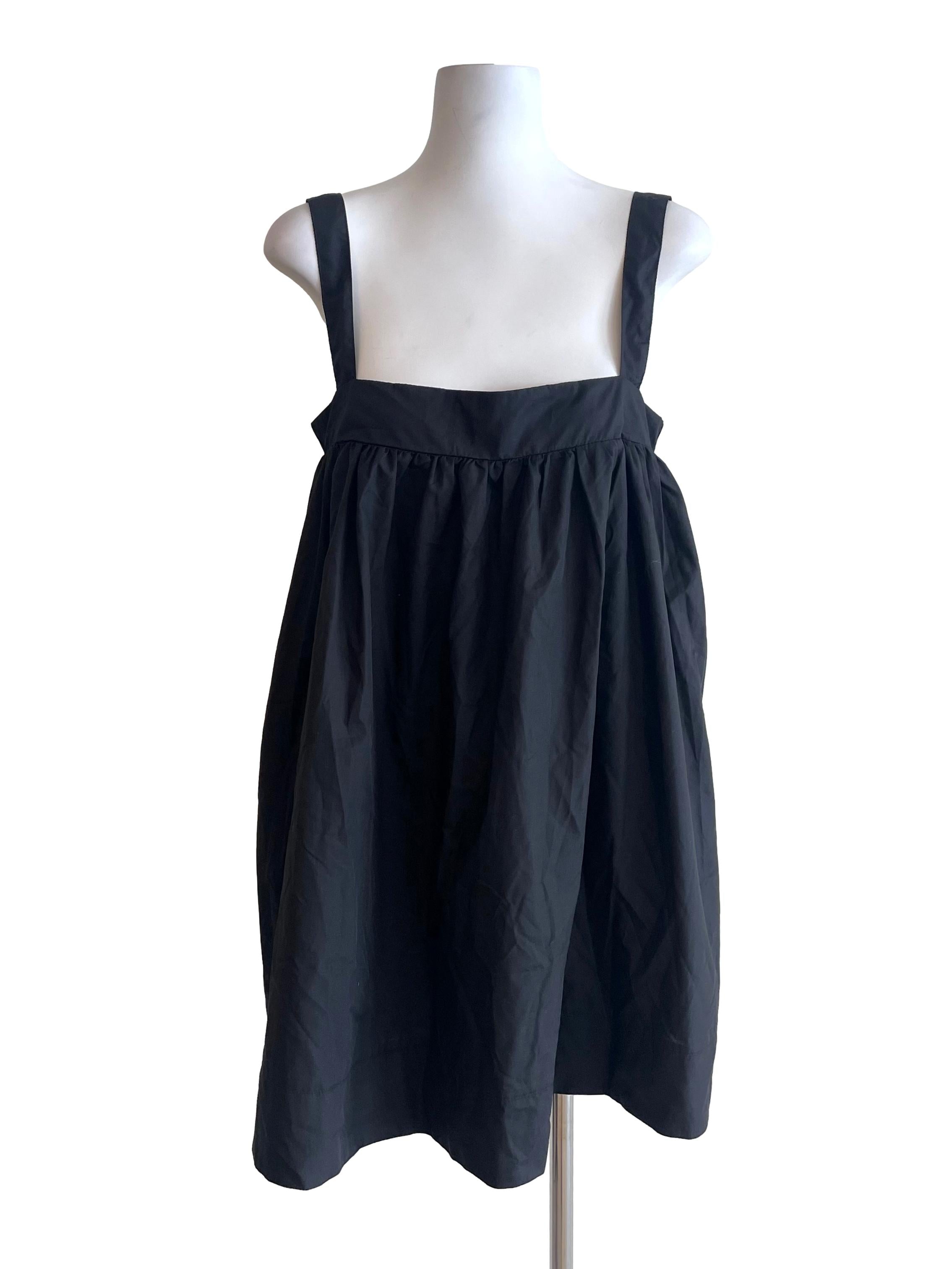 Black Pegged Tent Dress YHF