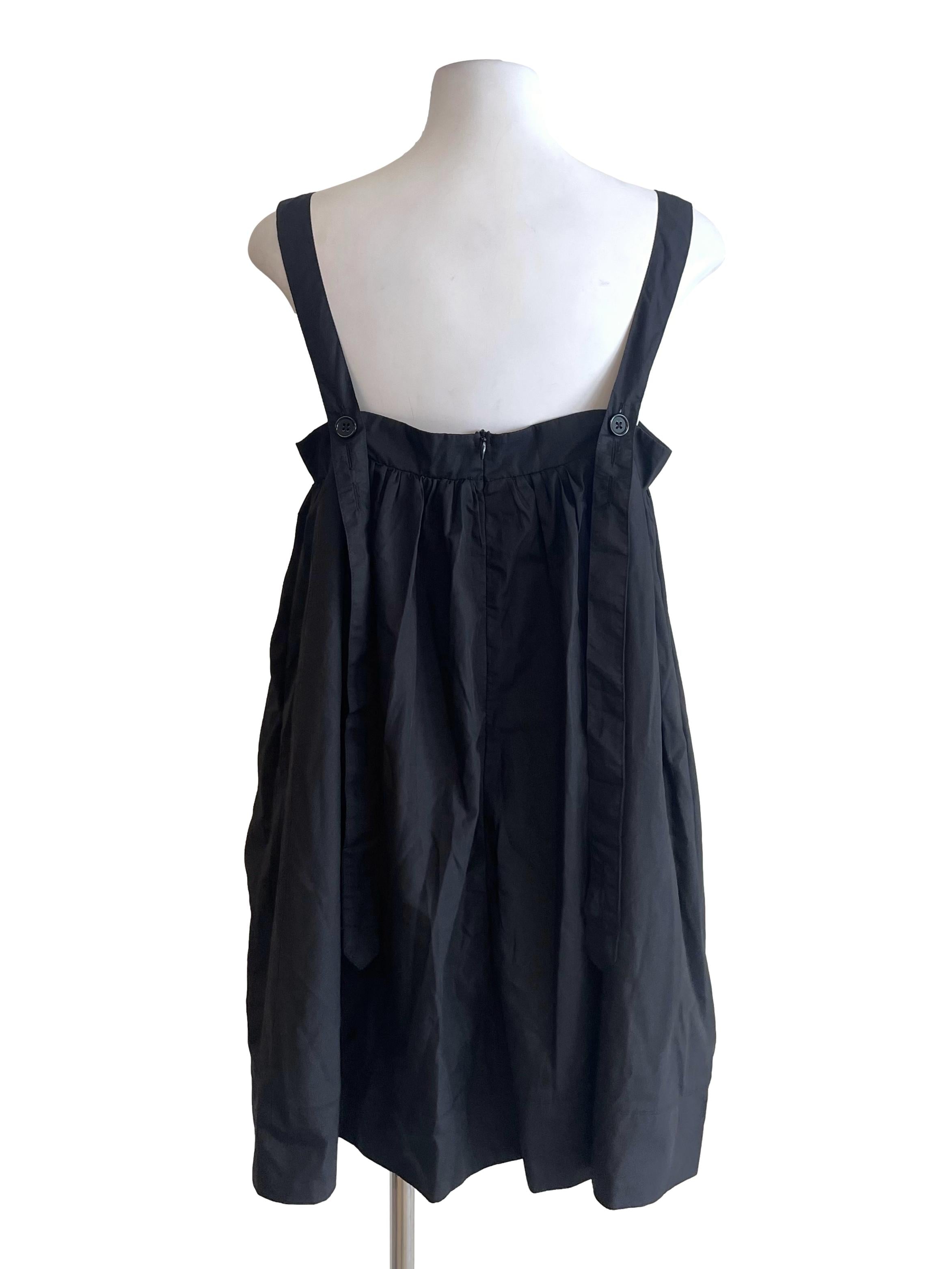 Black Pegged Tent Dress YHF