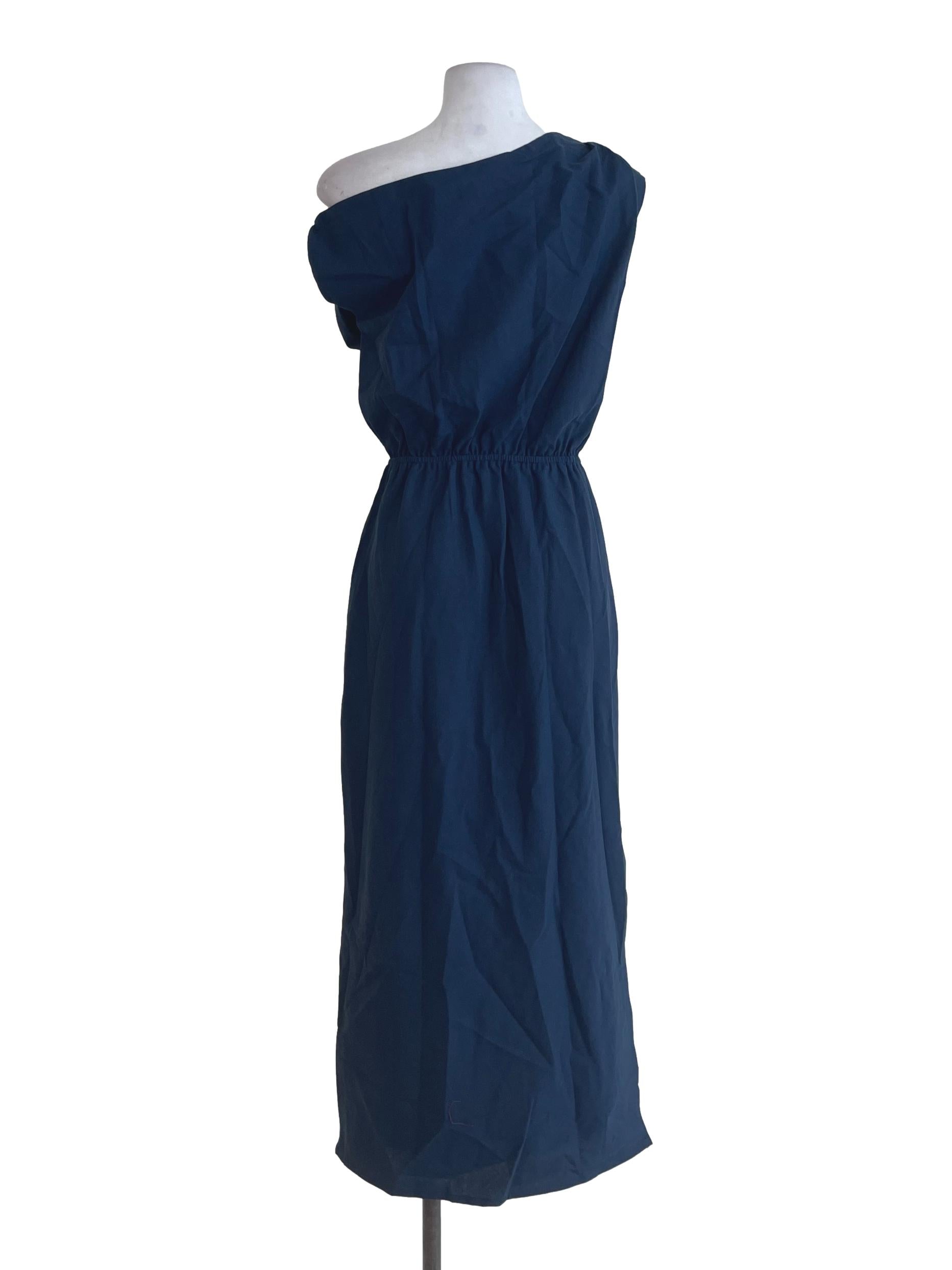 Navy Blue Sleveless Dress