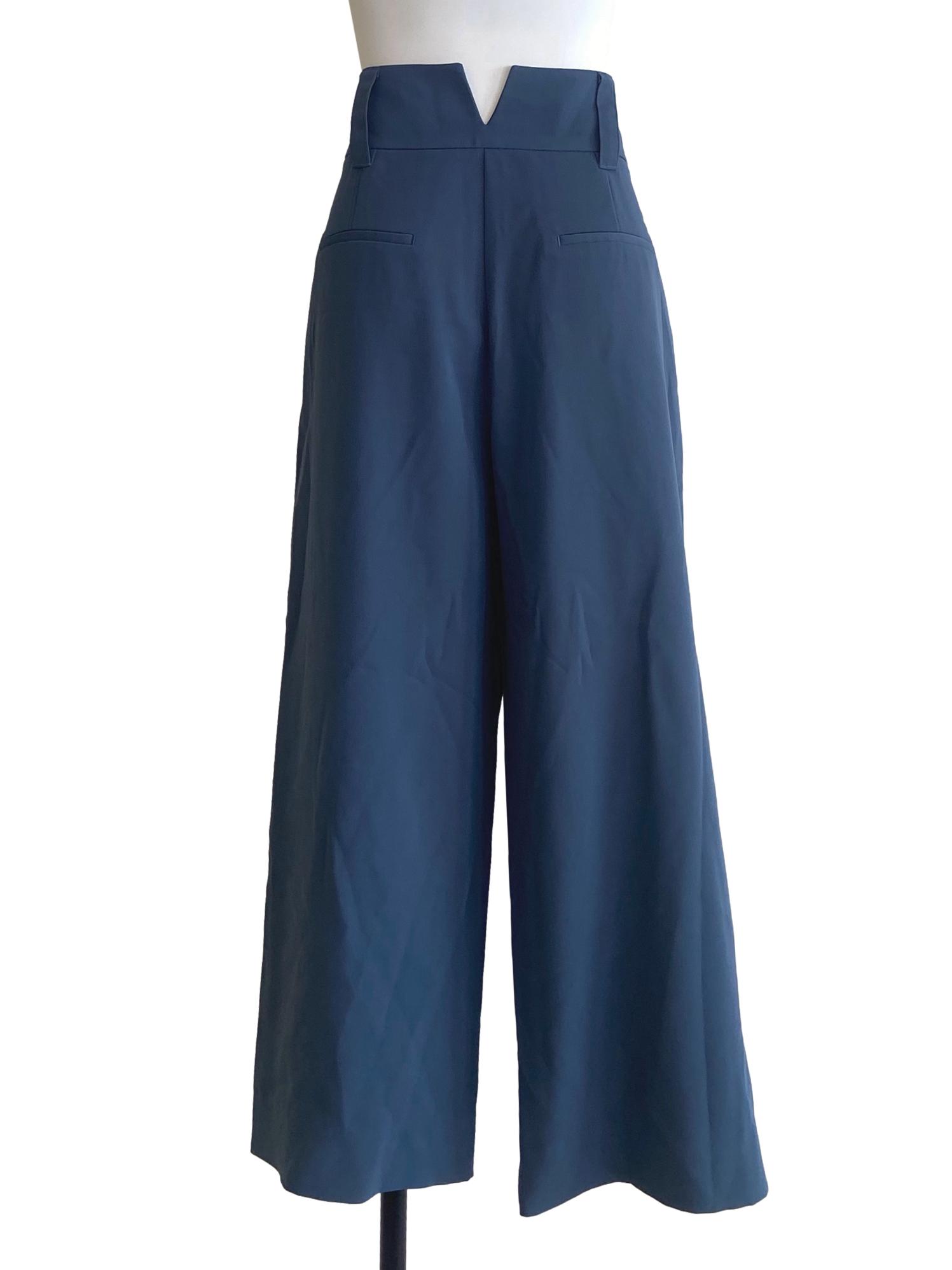 Aegean Blue High Waist Formal Pants LB