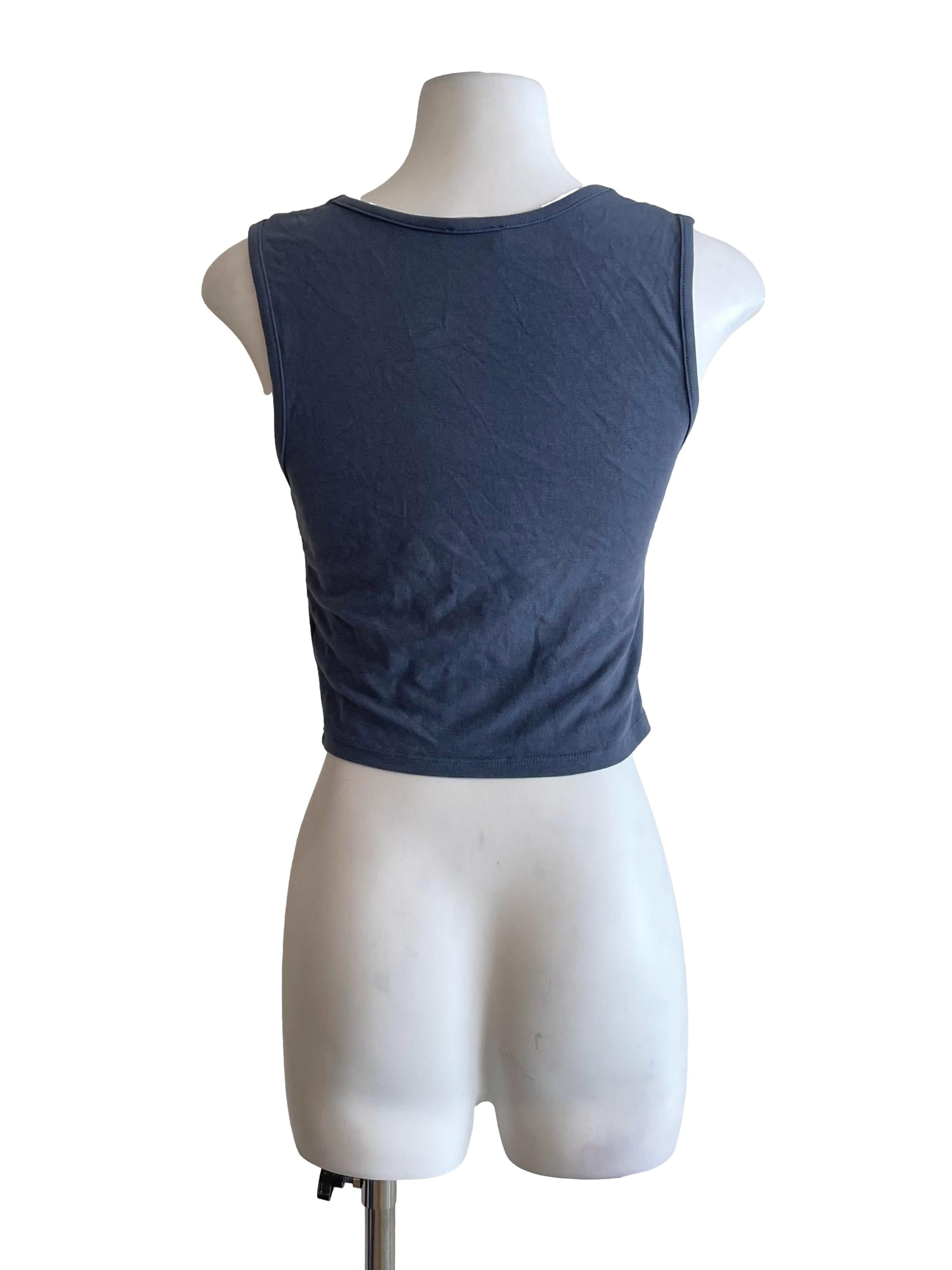 Stone Queen Anne Draped Top