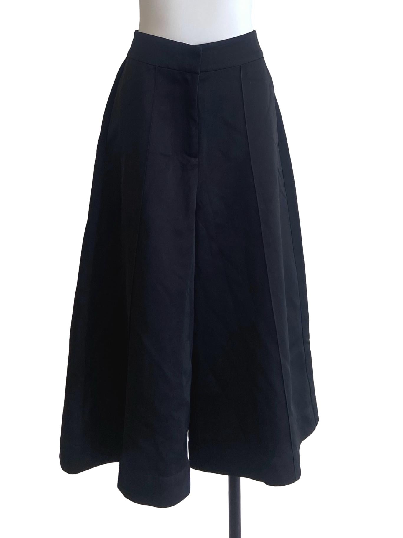Black Twill Culottes LB
