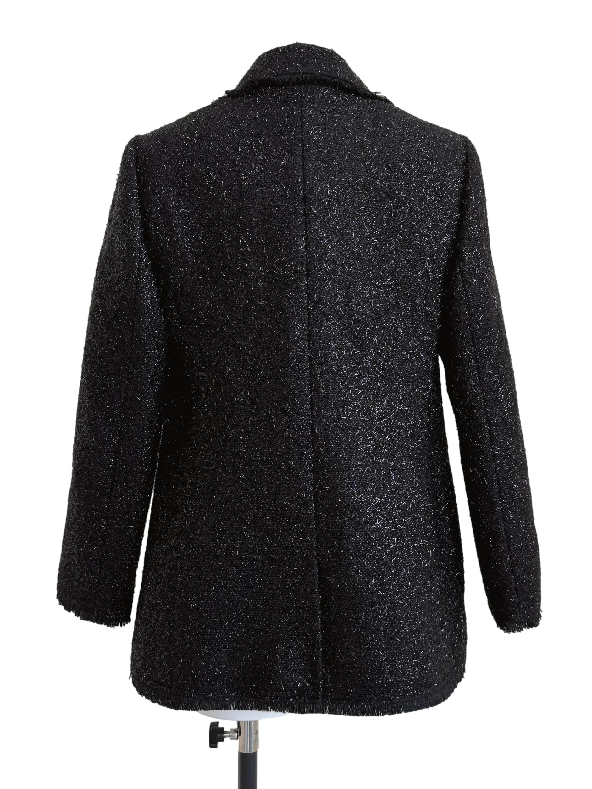 Black Double-Breasted Blazer