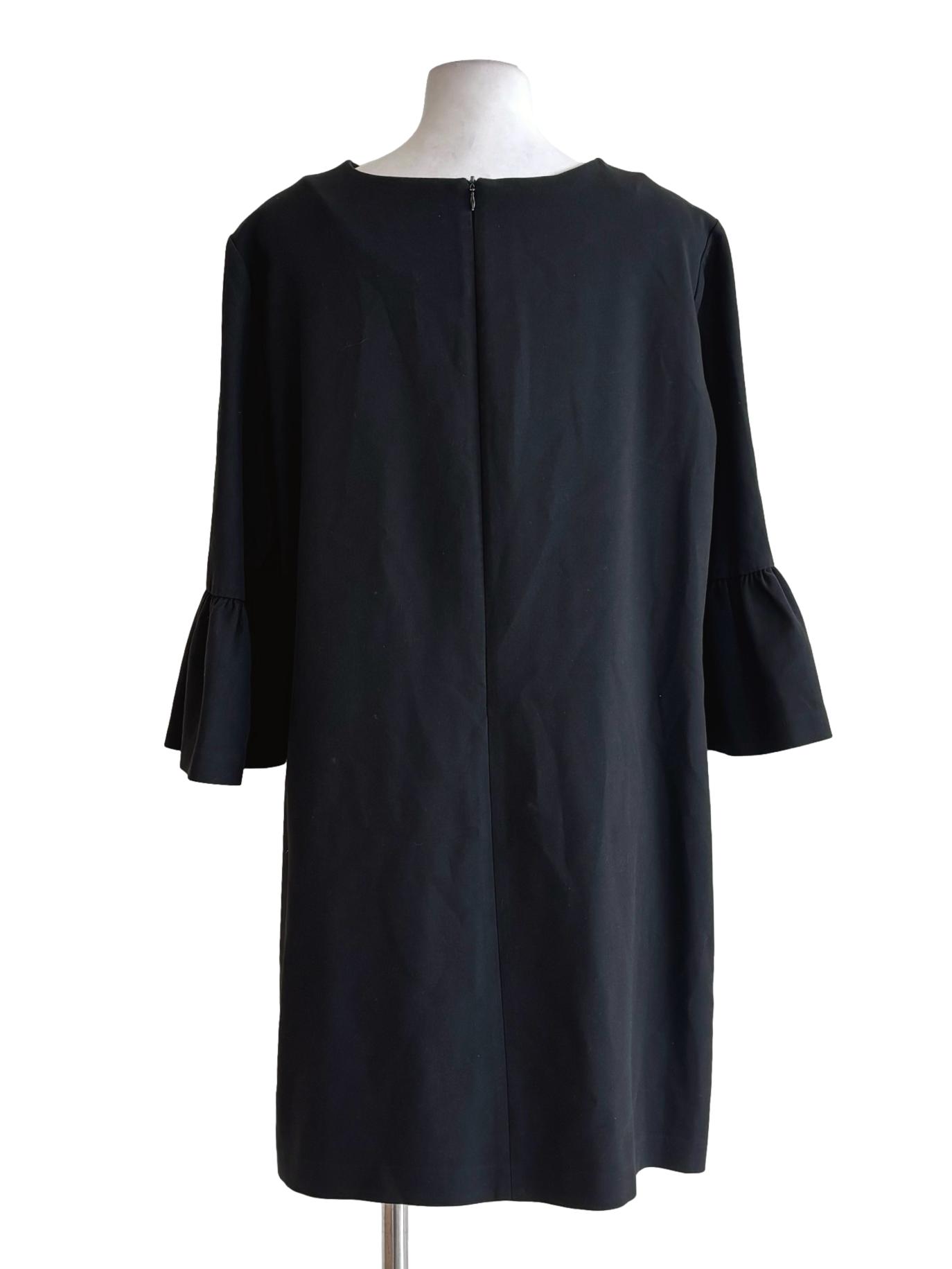 Jet Black Straight Dress