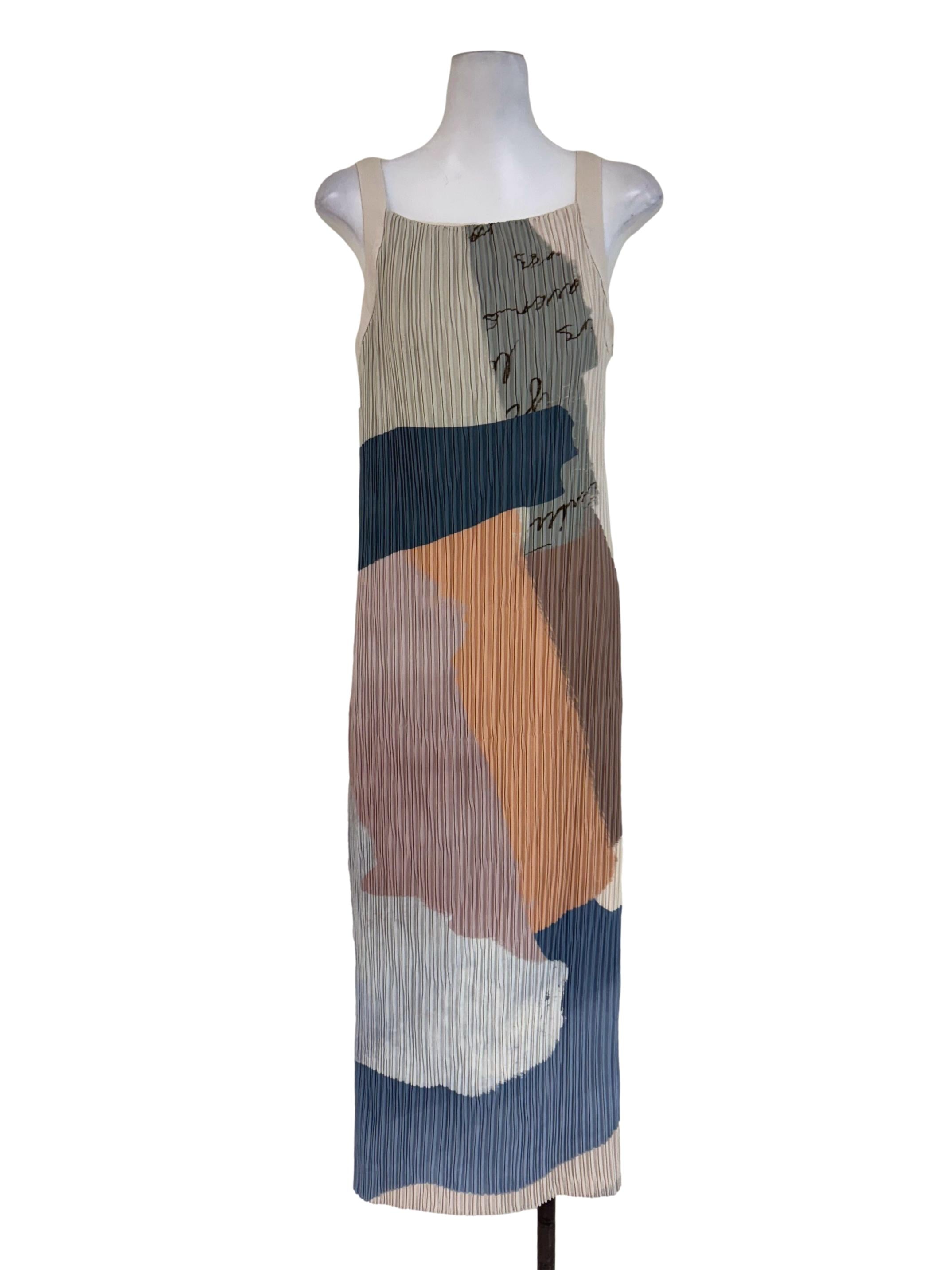 Analogue Pleated Column Dress OSN