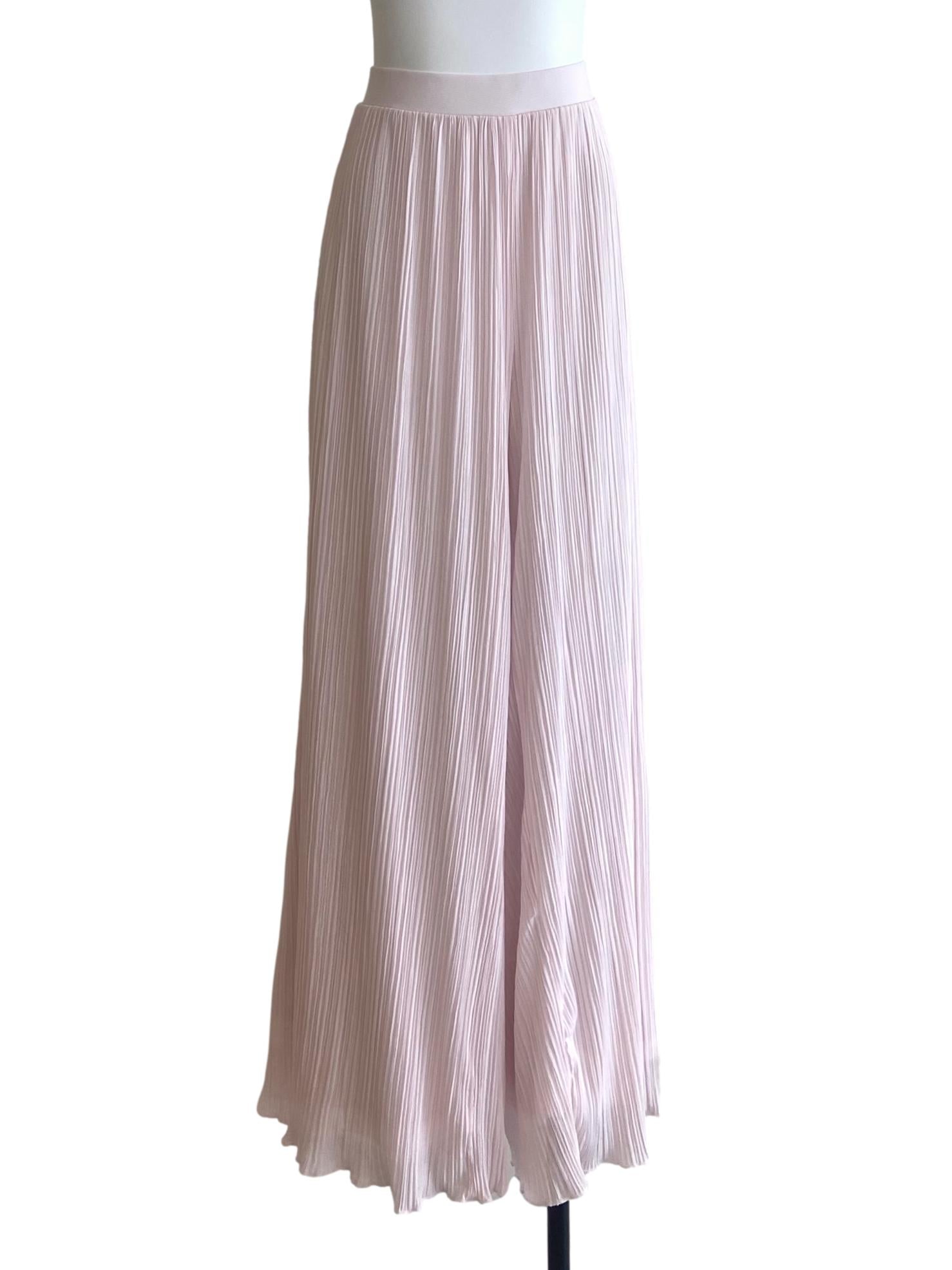 Lemonade Pink Pleated Palazzo Pants