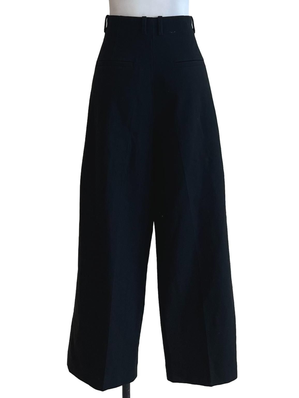 Black High-Waisted Formal Pants