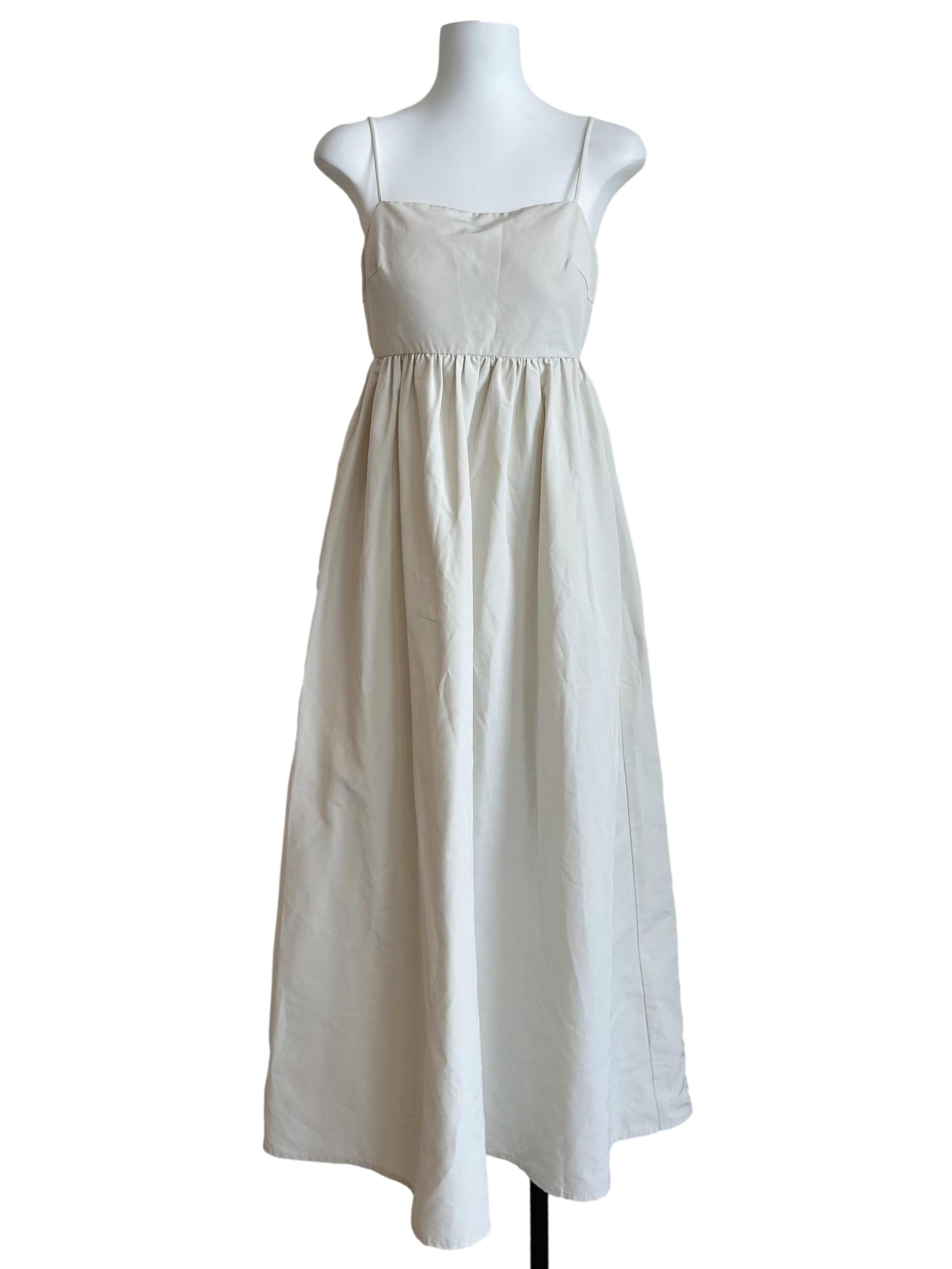 Off-White Cami A-Line Maxi Dress