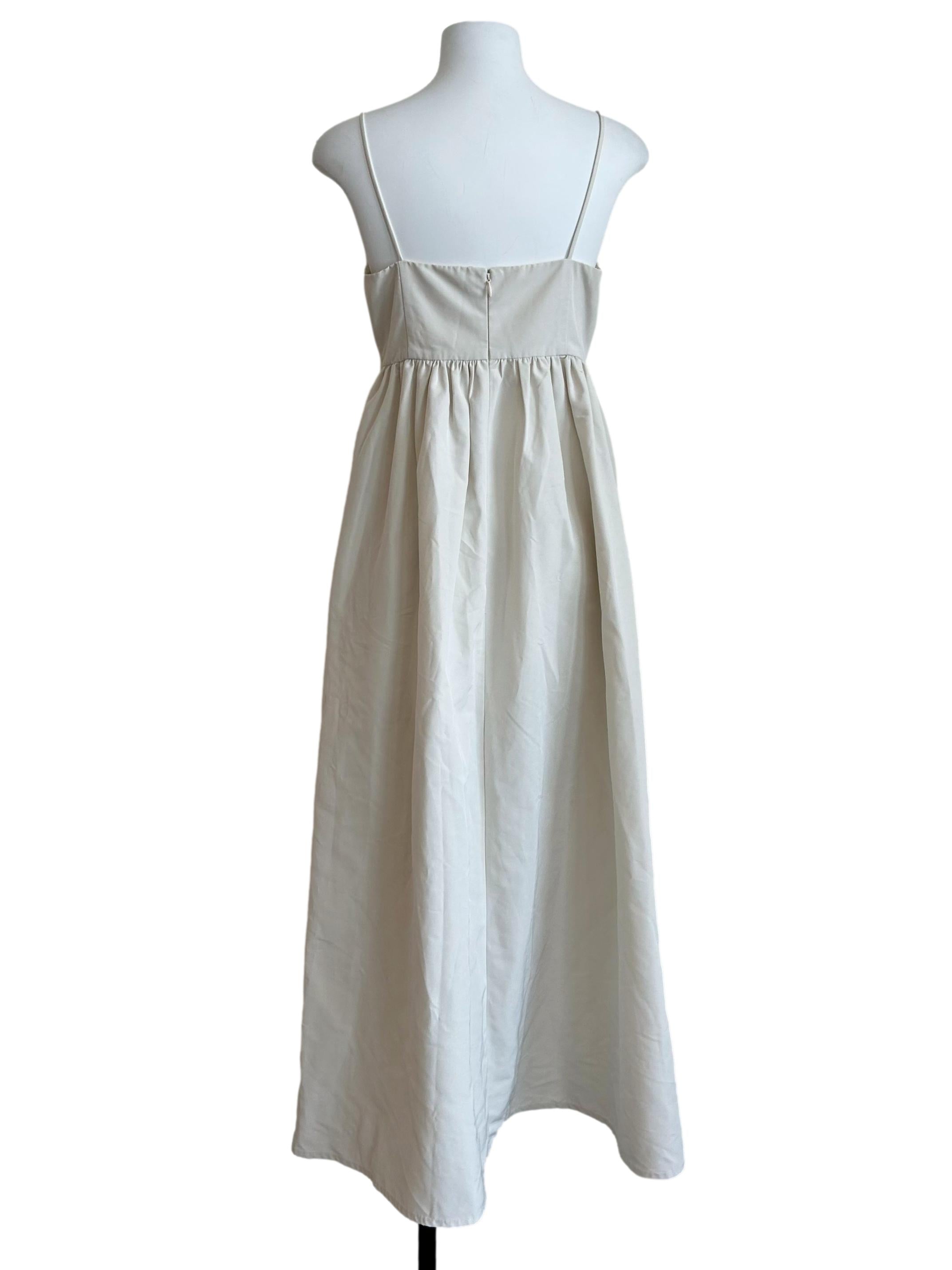 Off-White Cami A-Line Maxi Dress