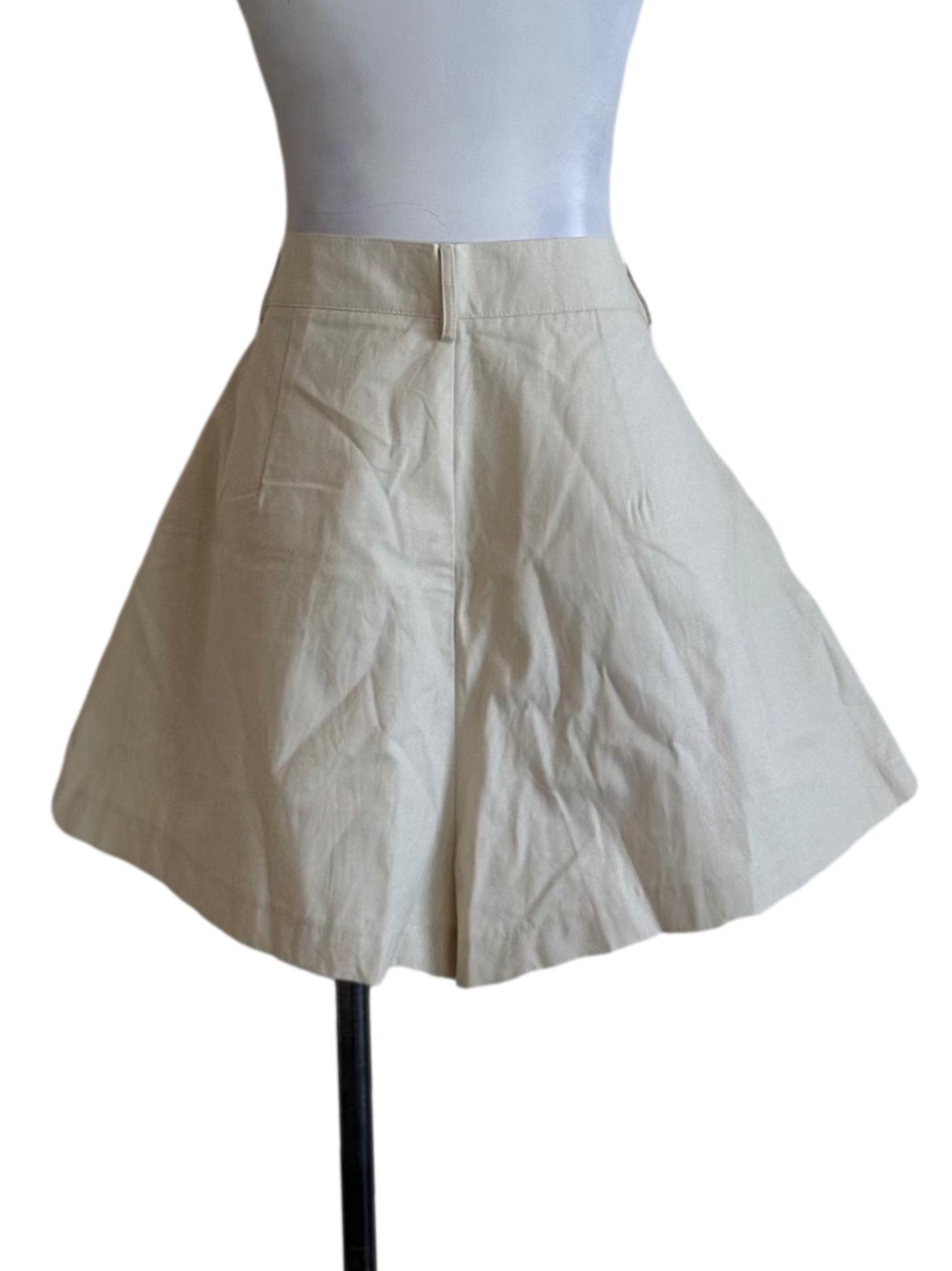 Oat Beige Casual Shorts