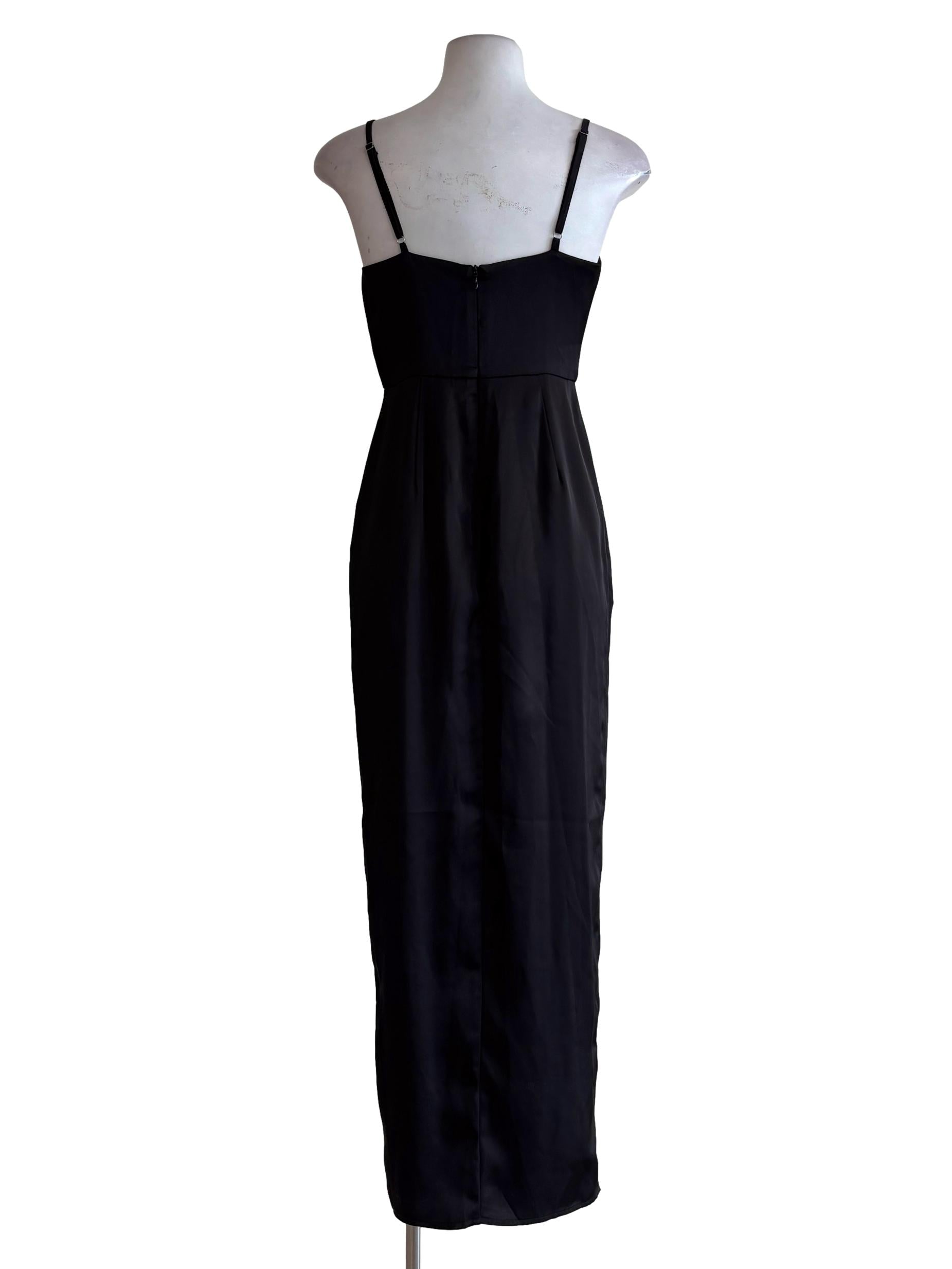 Silk Black Night Dress