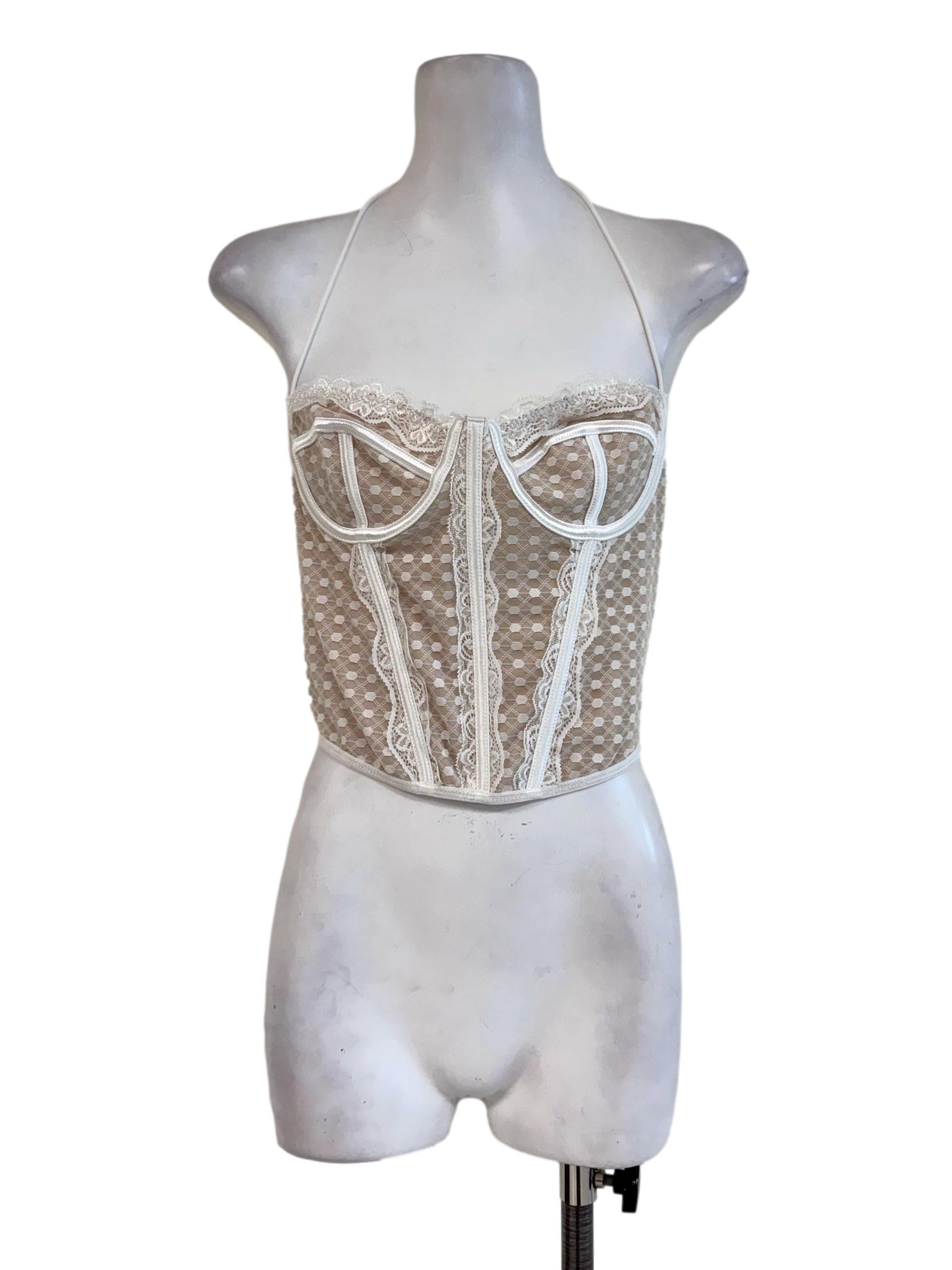 Cream Lace Corset