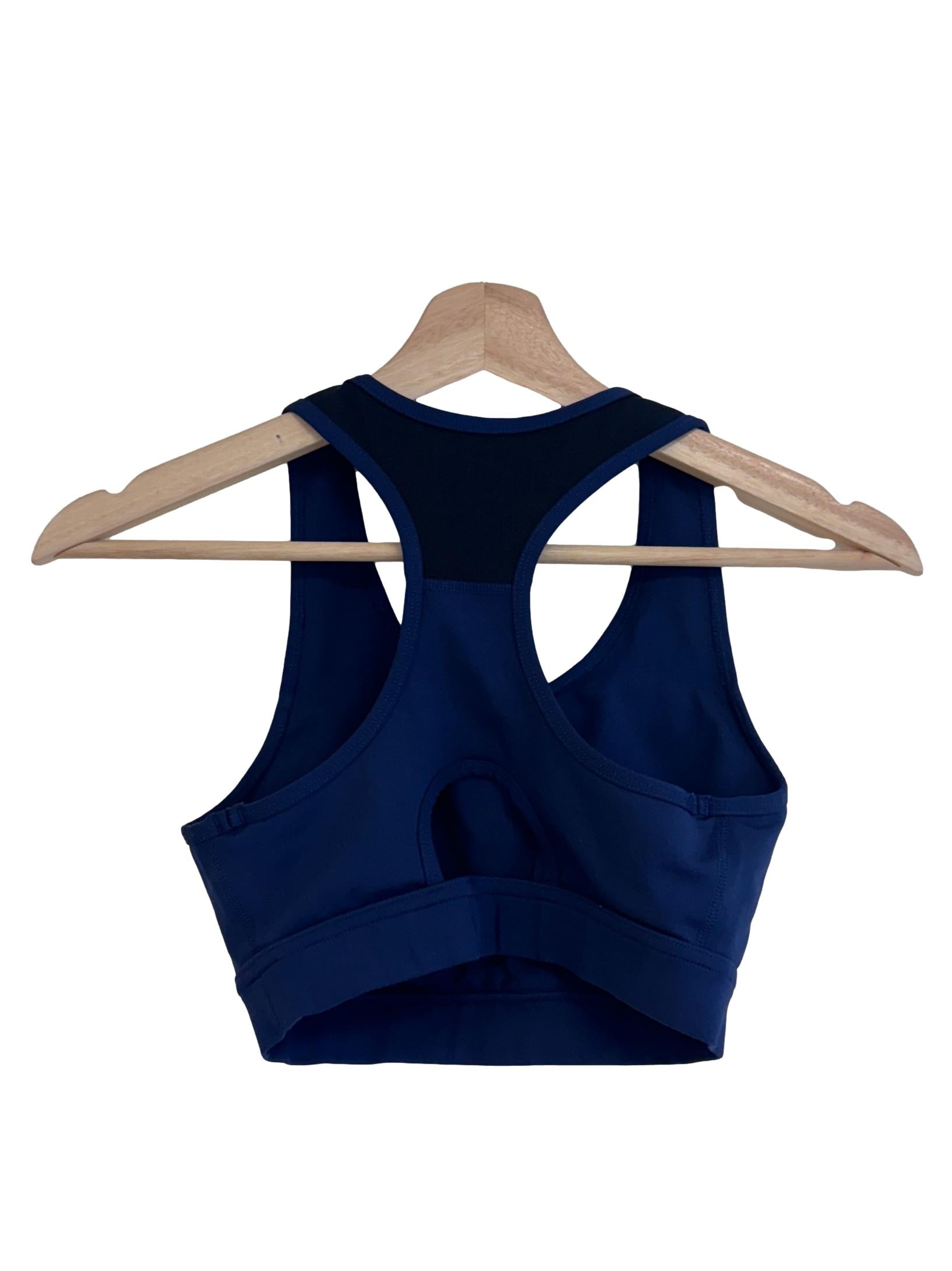 Navy Blue Sports Bra