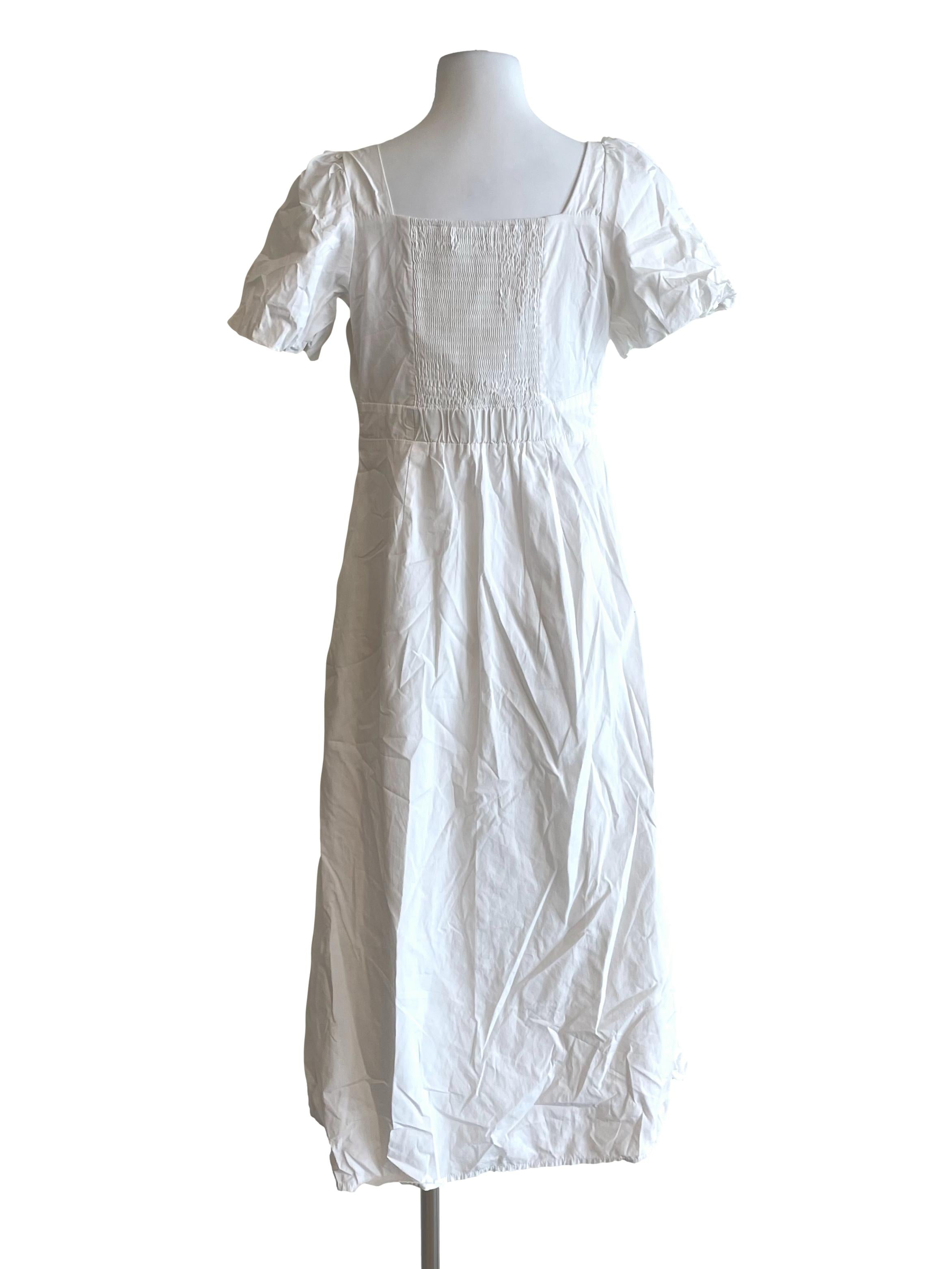 White Empire Dress