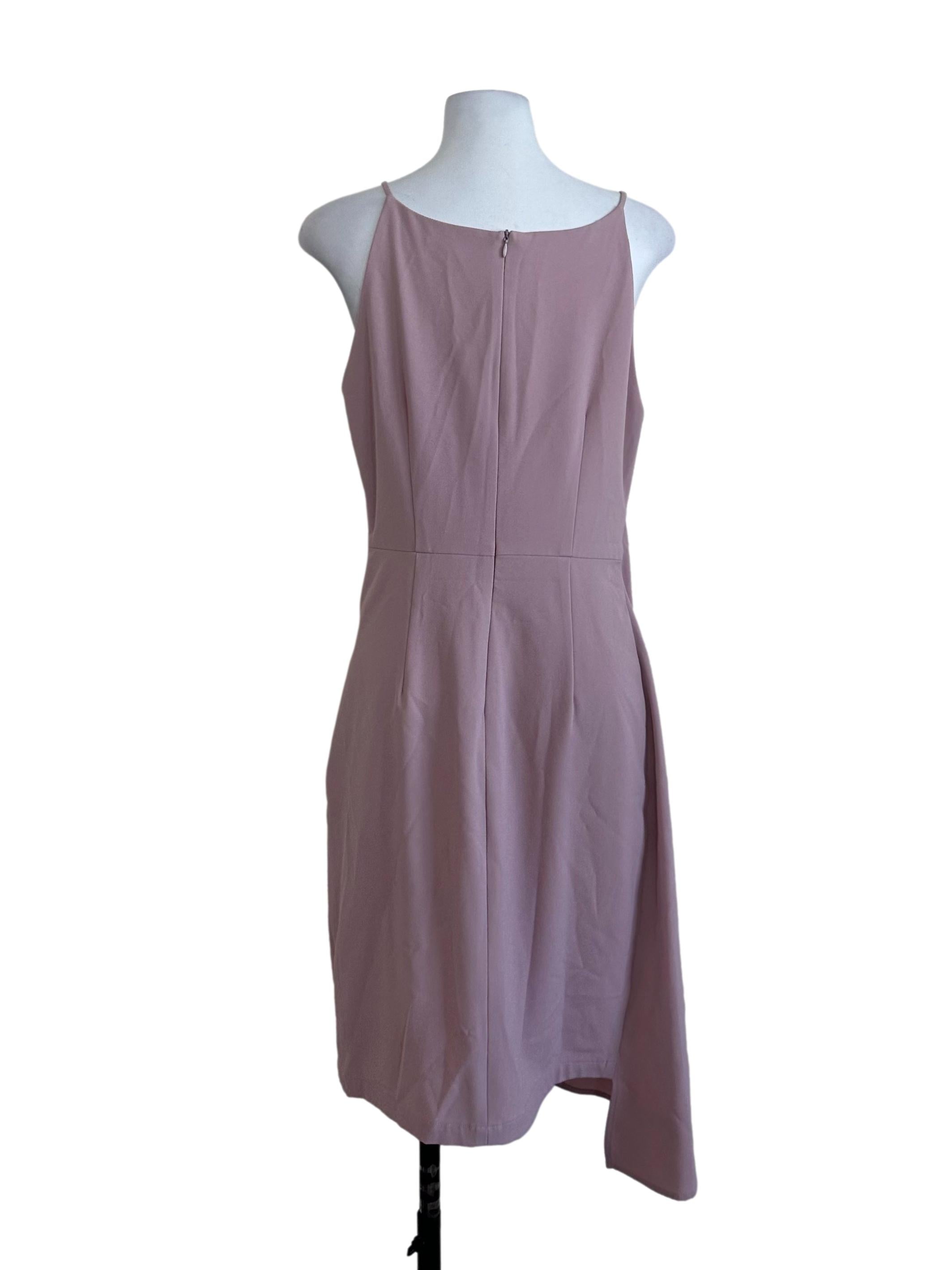 Ash Purple Plain Dress