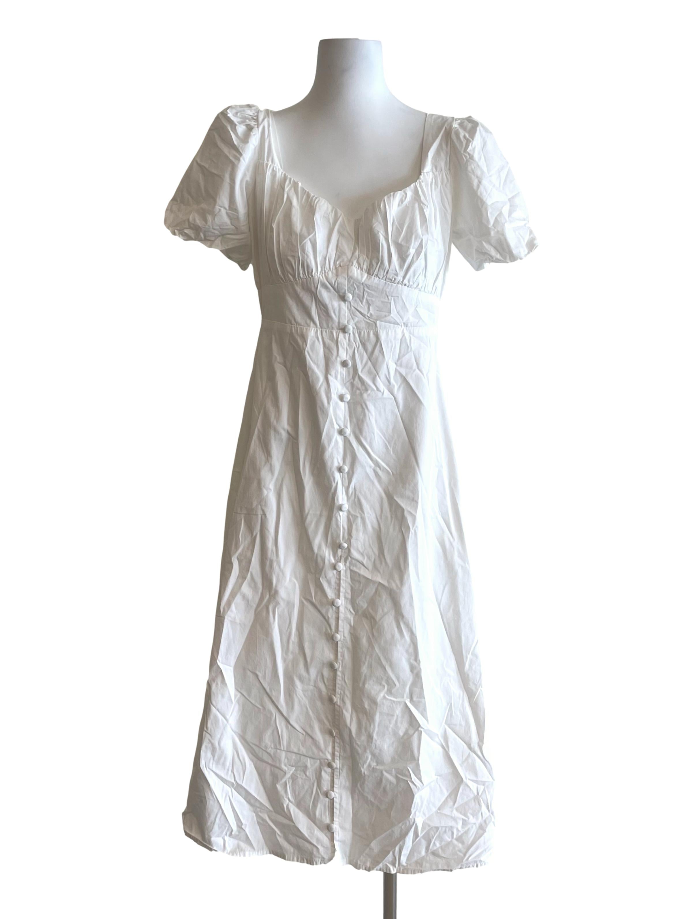 White Empire Dress