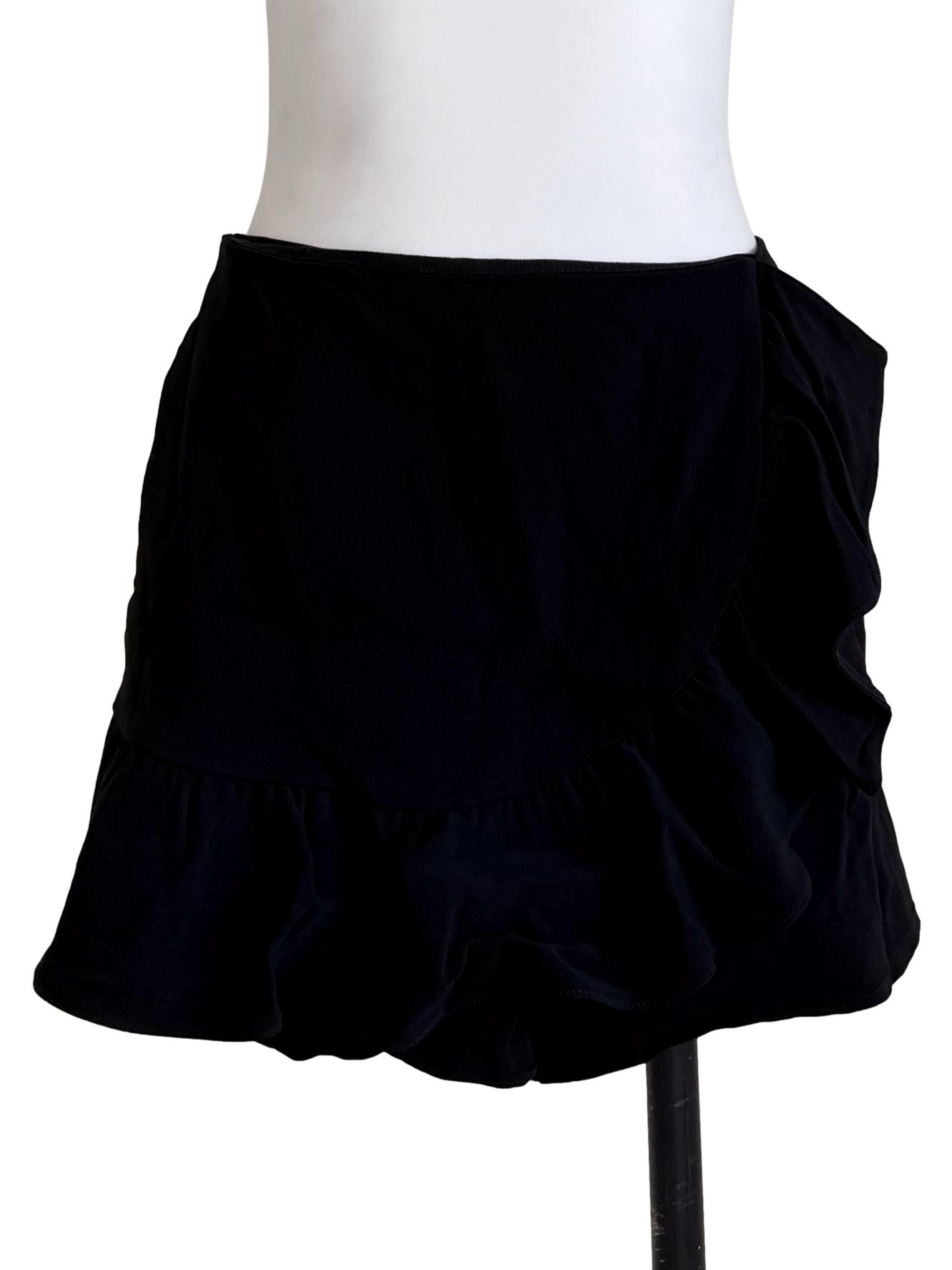 Black Ruffle Skorts