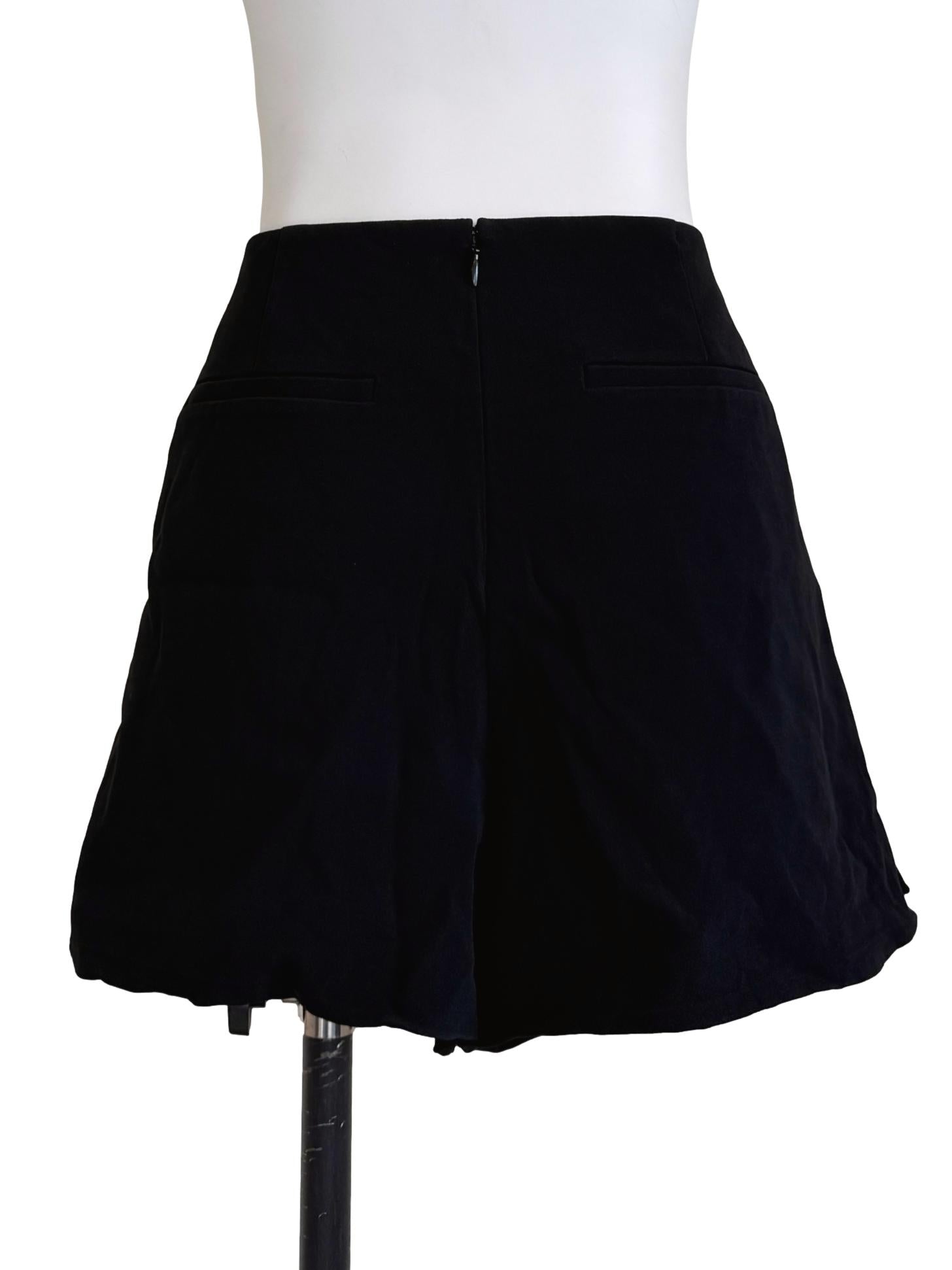 Black Ruffle Skorts