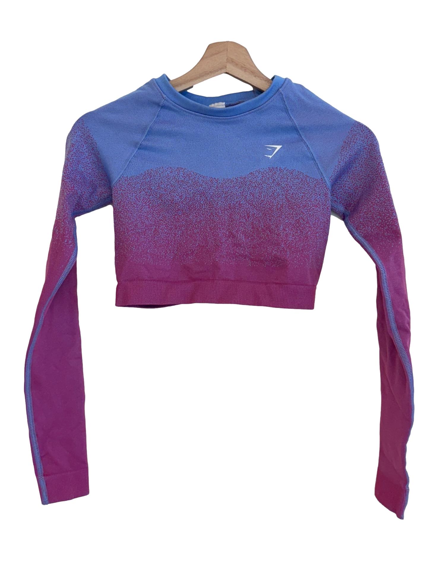 Purple Pink Long Sleeve Top