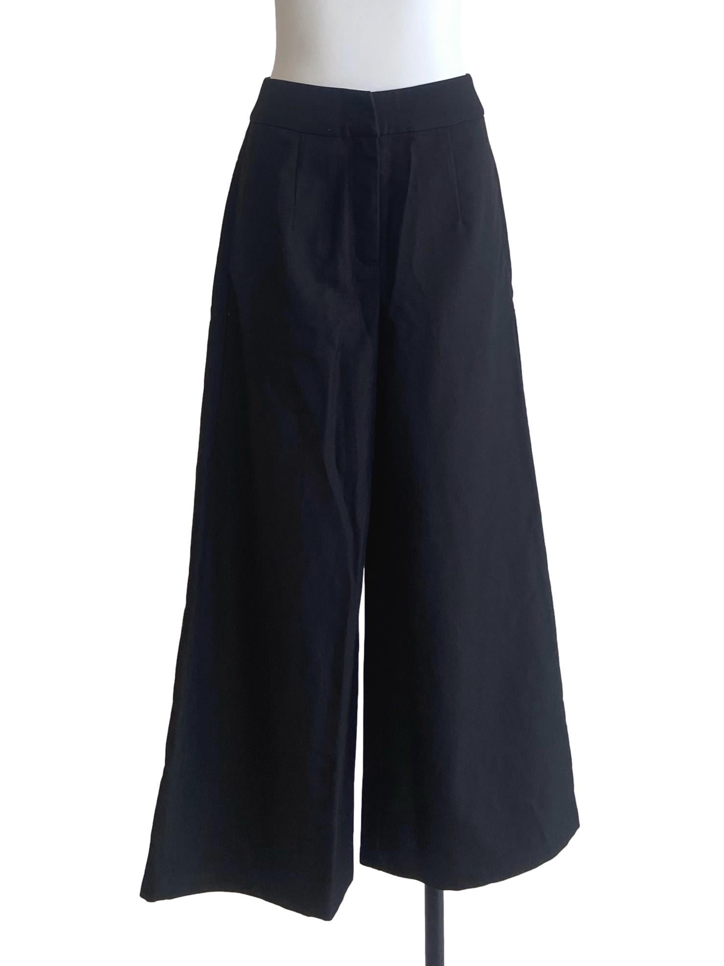 Black Herringbone Formal Pants TTR