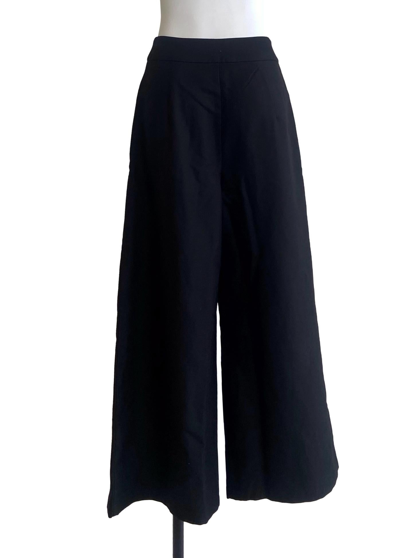Black Herringbone Formal Pants TTR