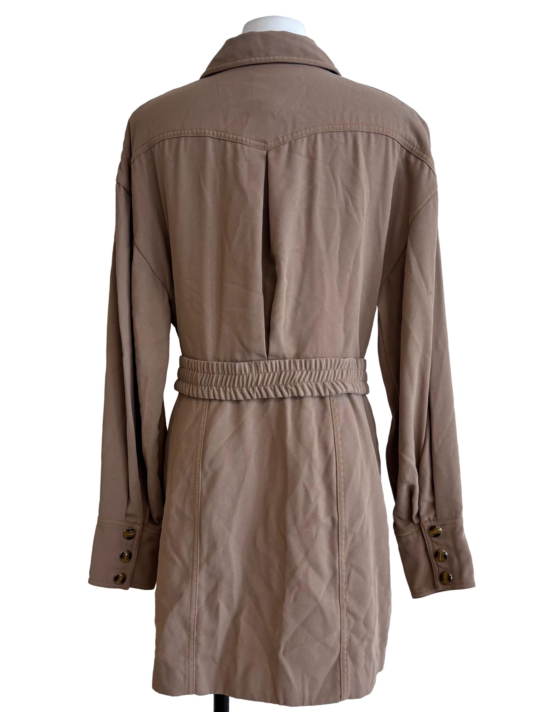 Khaki Brown Trench Coat