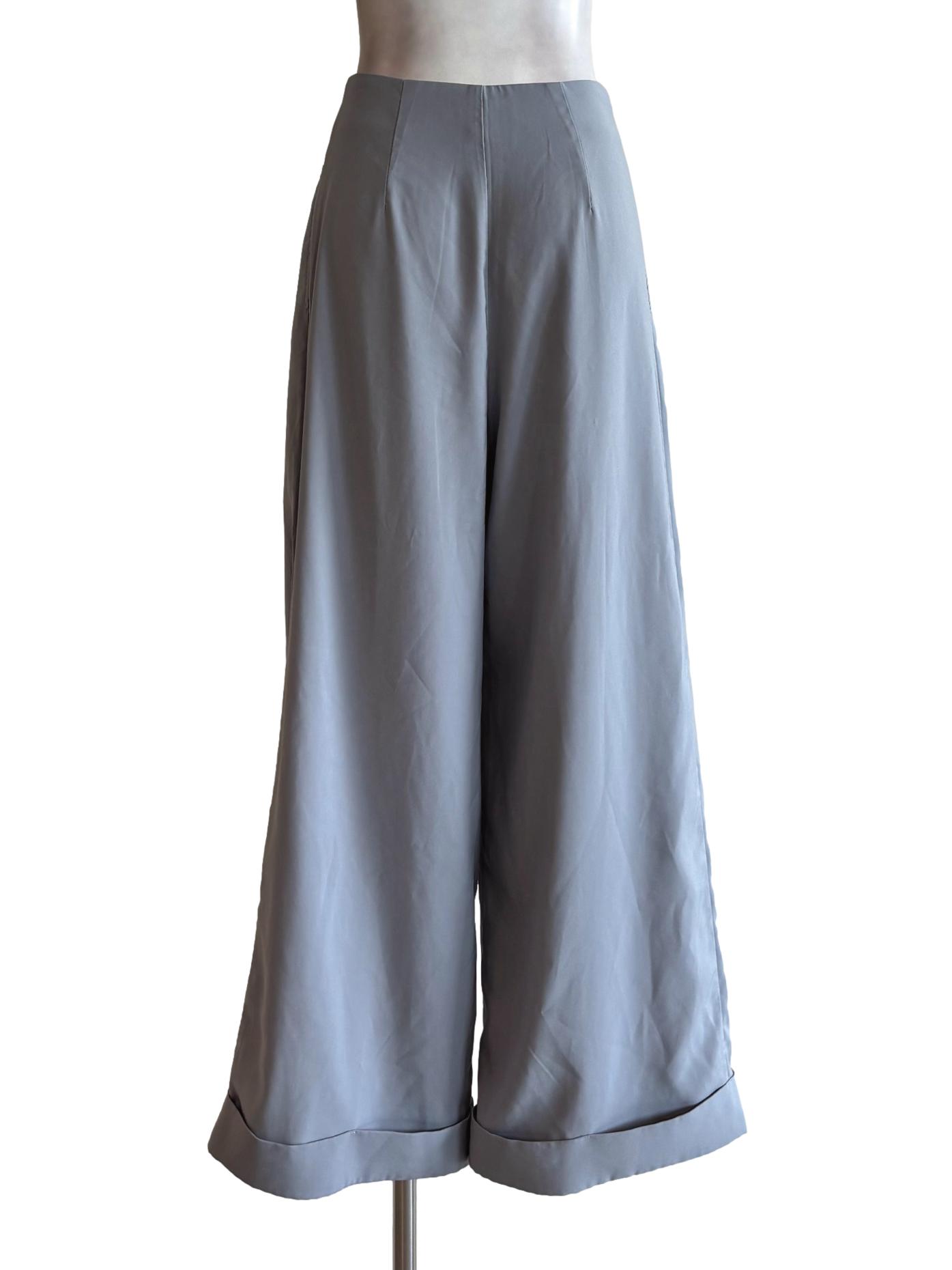 Powder Blue Straight Pants