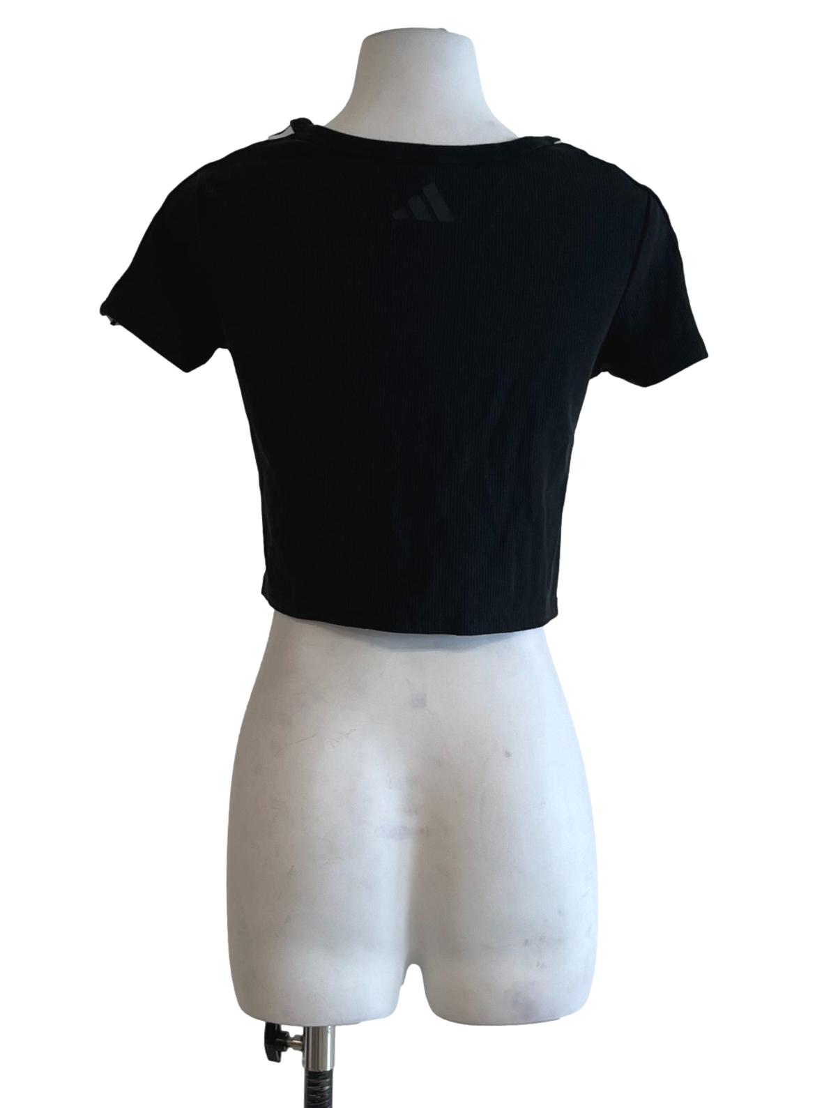 Black Cropped T-Shirt