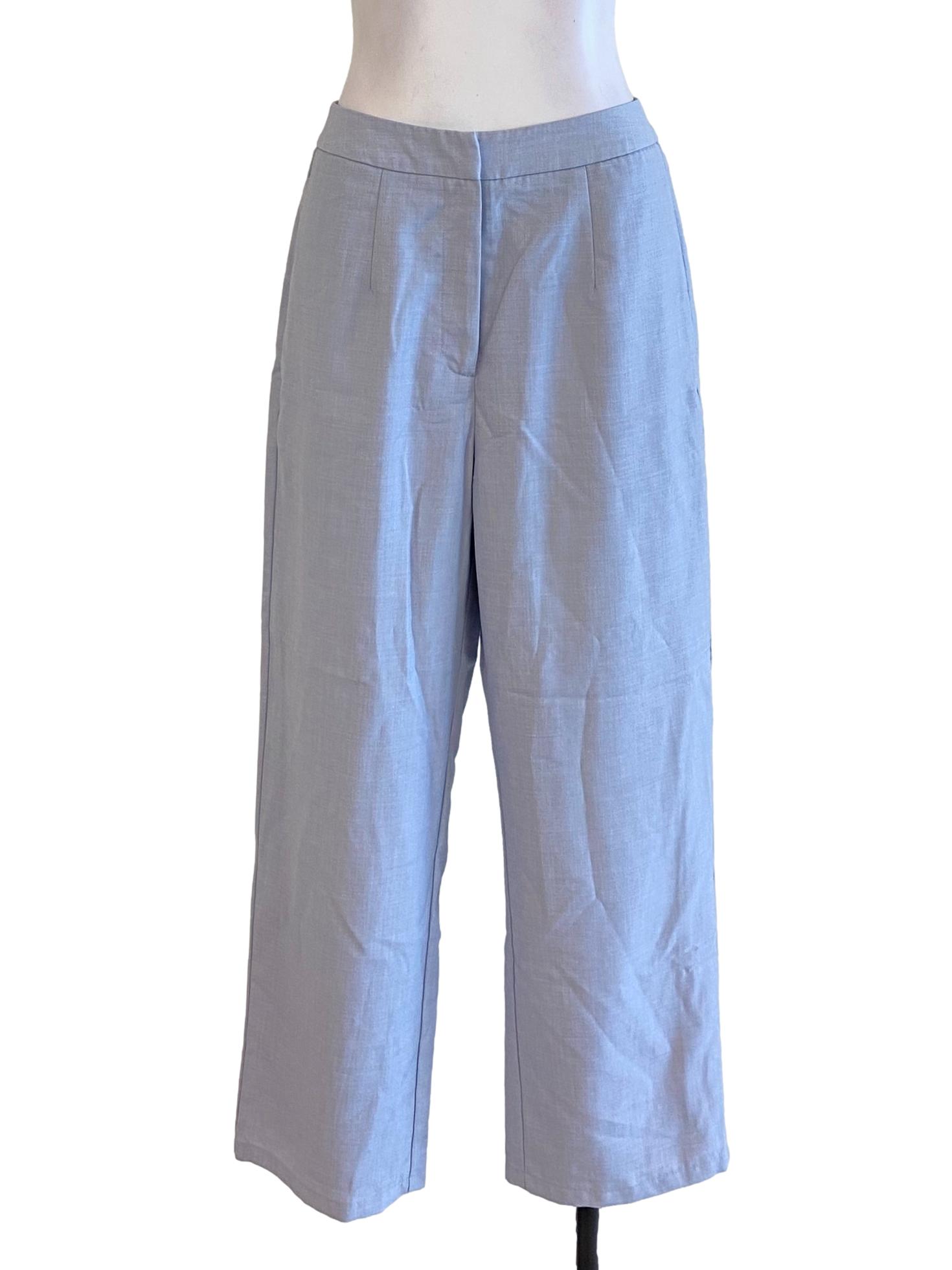 Sky Blue Plain Formal Pants LB